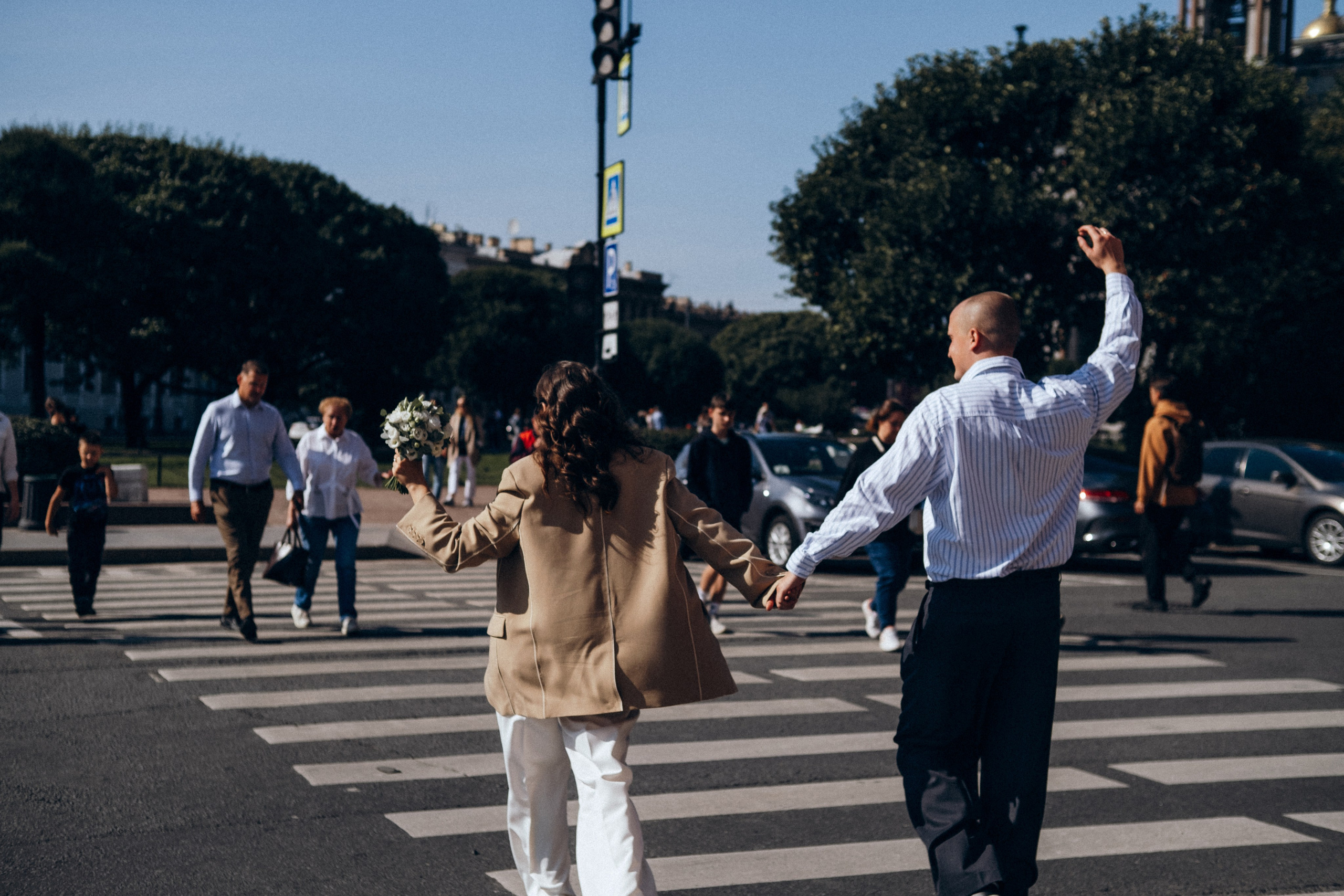ЗАГС Адмиралтейского района+Витебский вокзал. Фотограф в Санкт-Петербурге Кристина Брянская