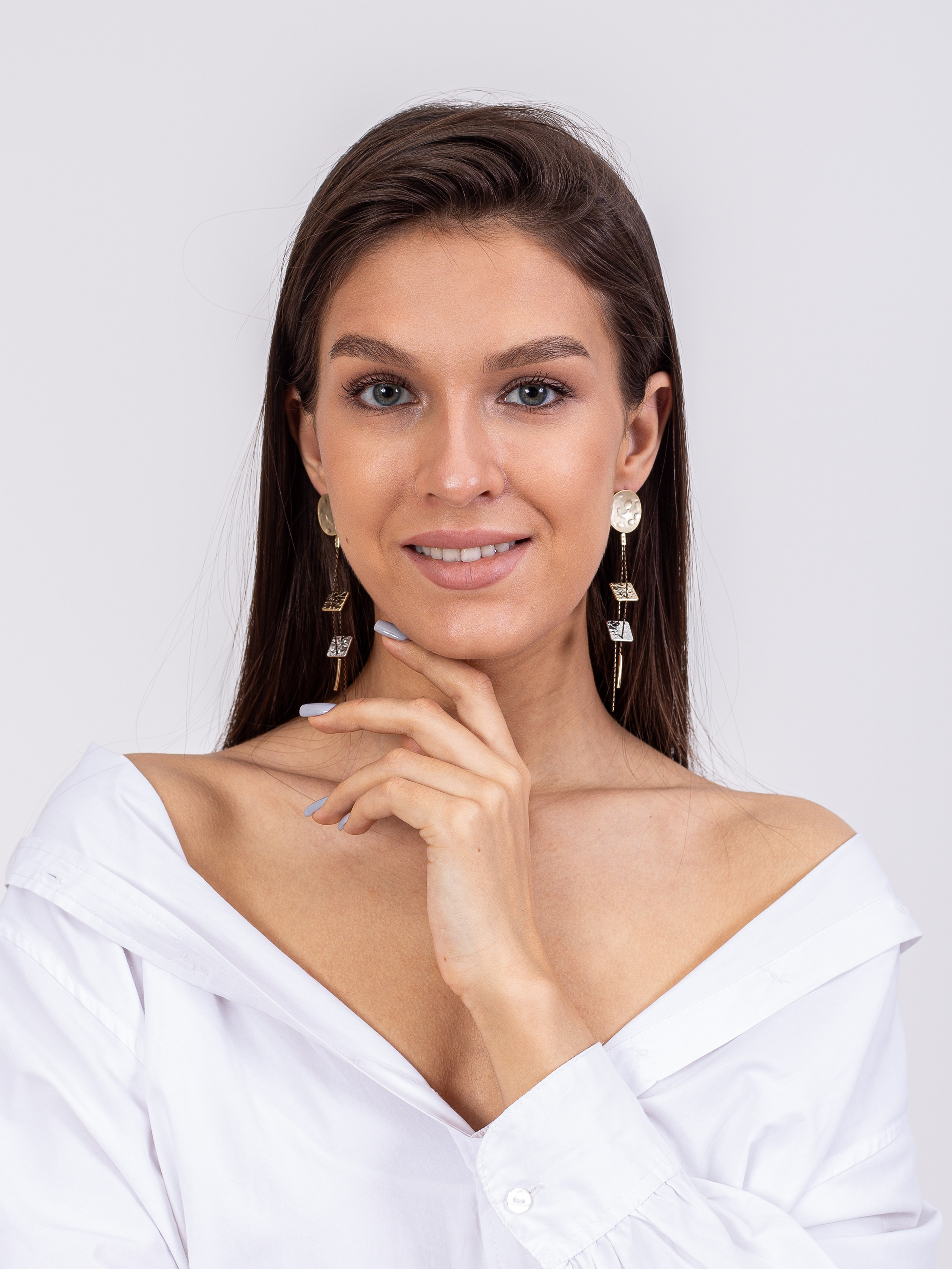 Снять аксессуары на модели