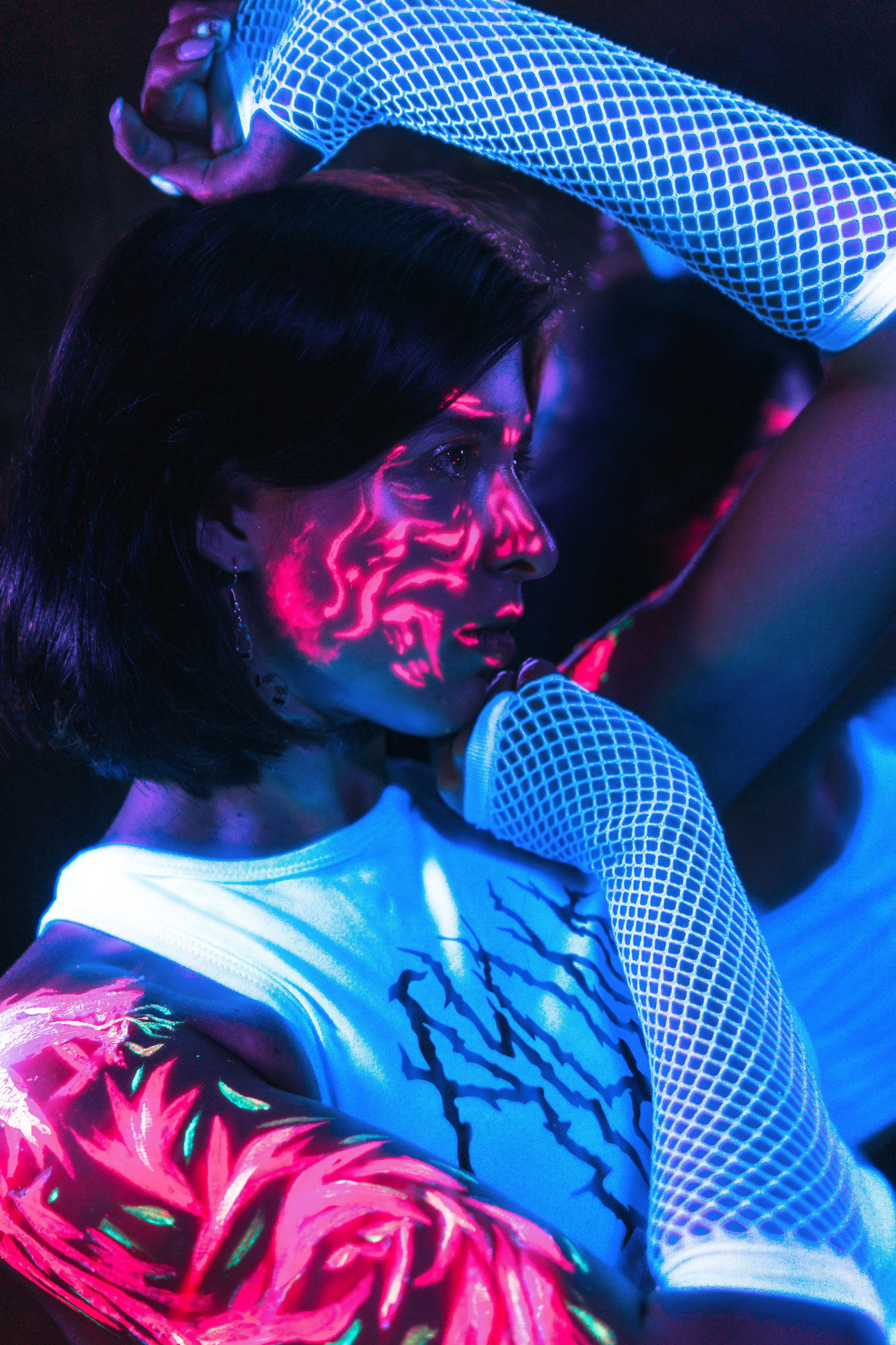 Арт-фотосессия с неоном в студии. Фотограф Зиновьев Илья, Москва