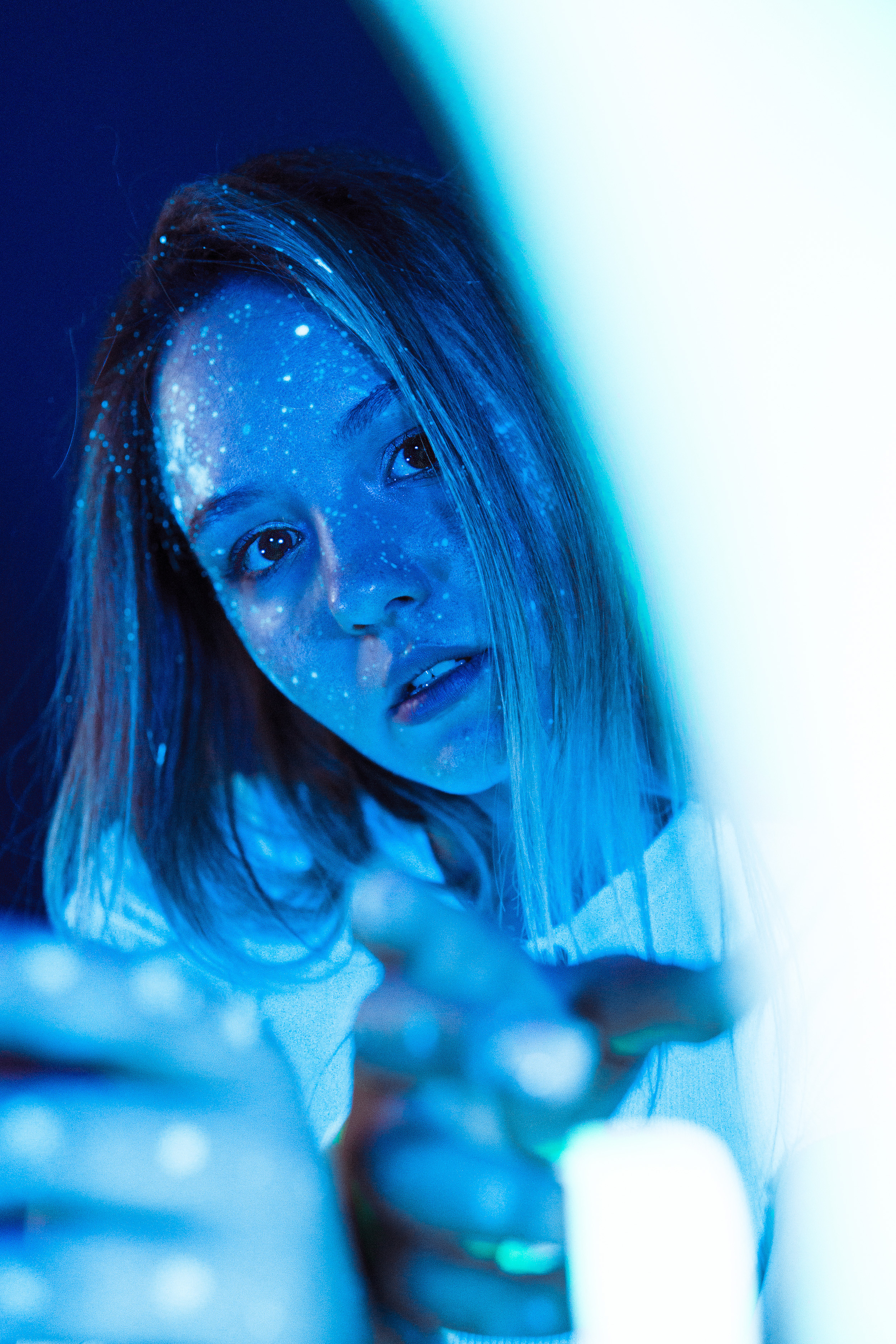 Арт-фотосессия с неоном в студии. Фотограф Зиновьев Илья, Москва