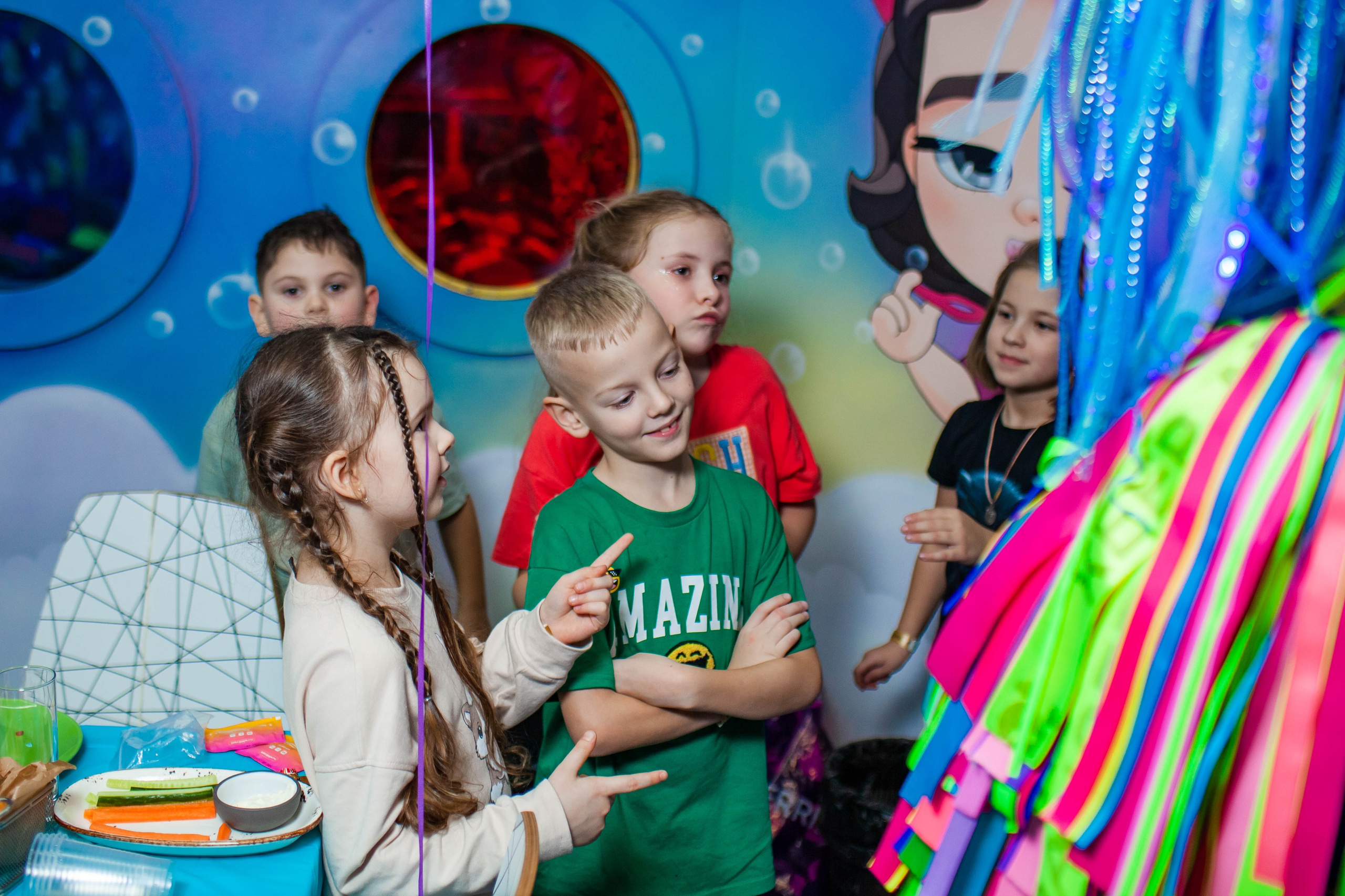Неон Челендж День рождения Ярослава. Детский и семейный фотограф в Санкт-Петербурге Елизавета Сорокина