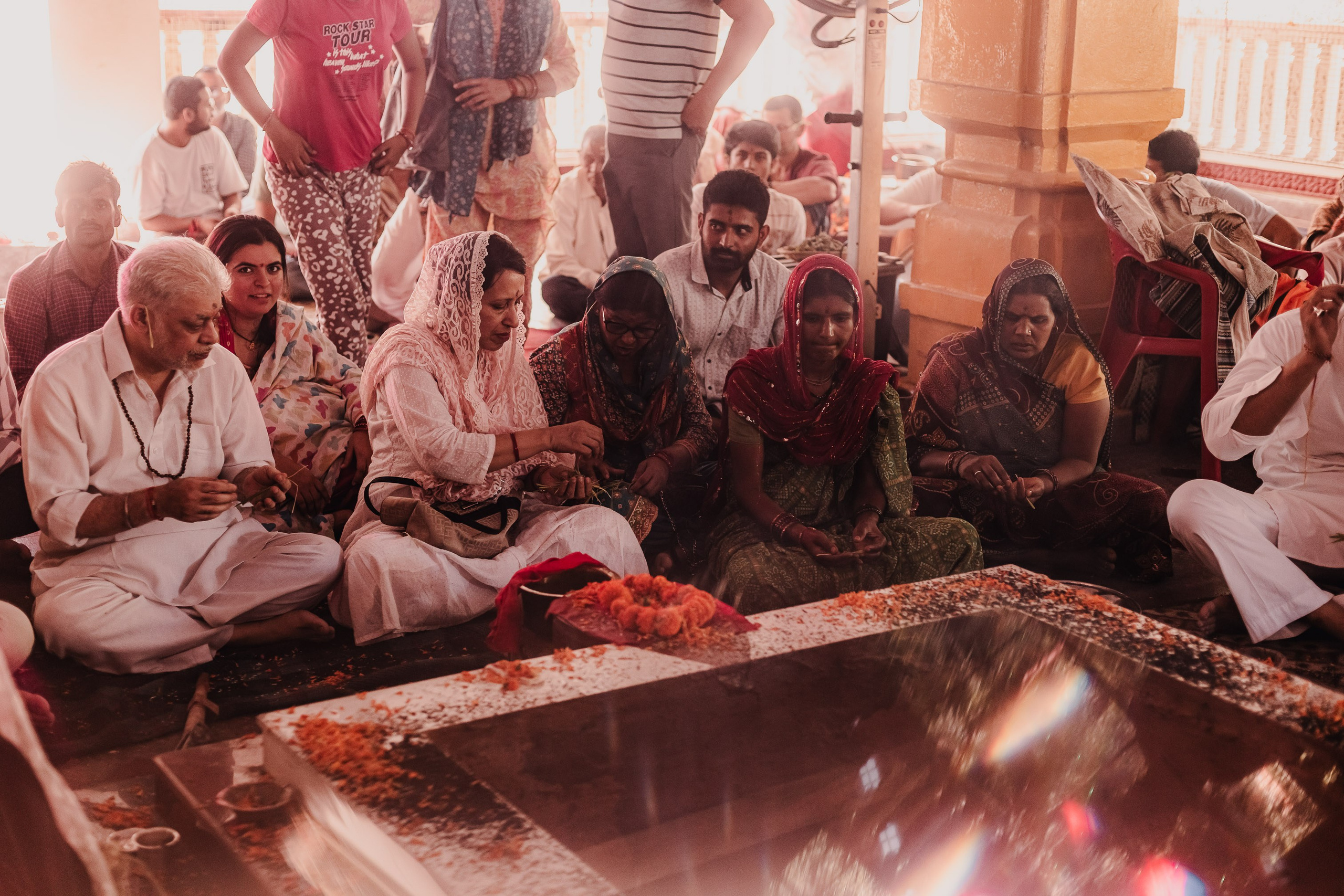 Navaratri yajna at Devraha Baba Ji ashram. Мариам Багдасарян