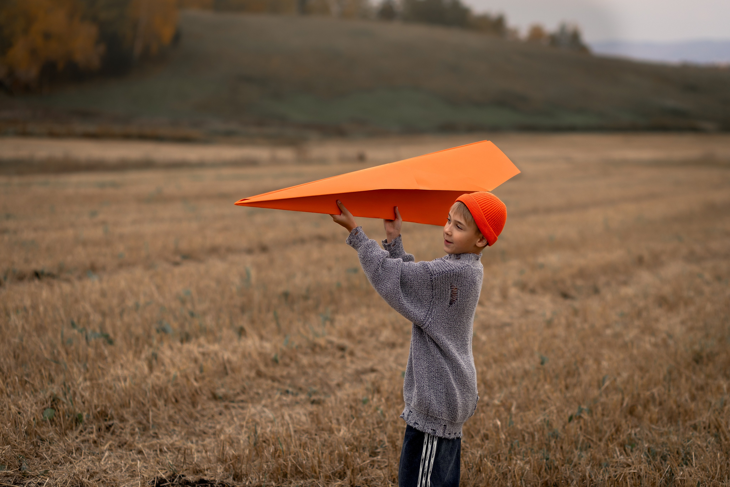Оранжевое настроение. Детский и семейный фотограф в Красноярске Елена Коровкина