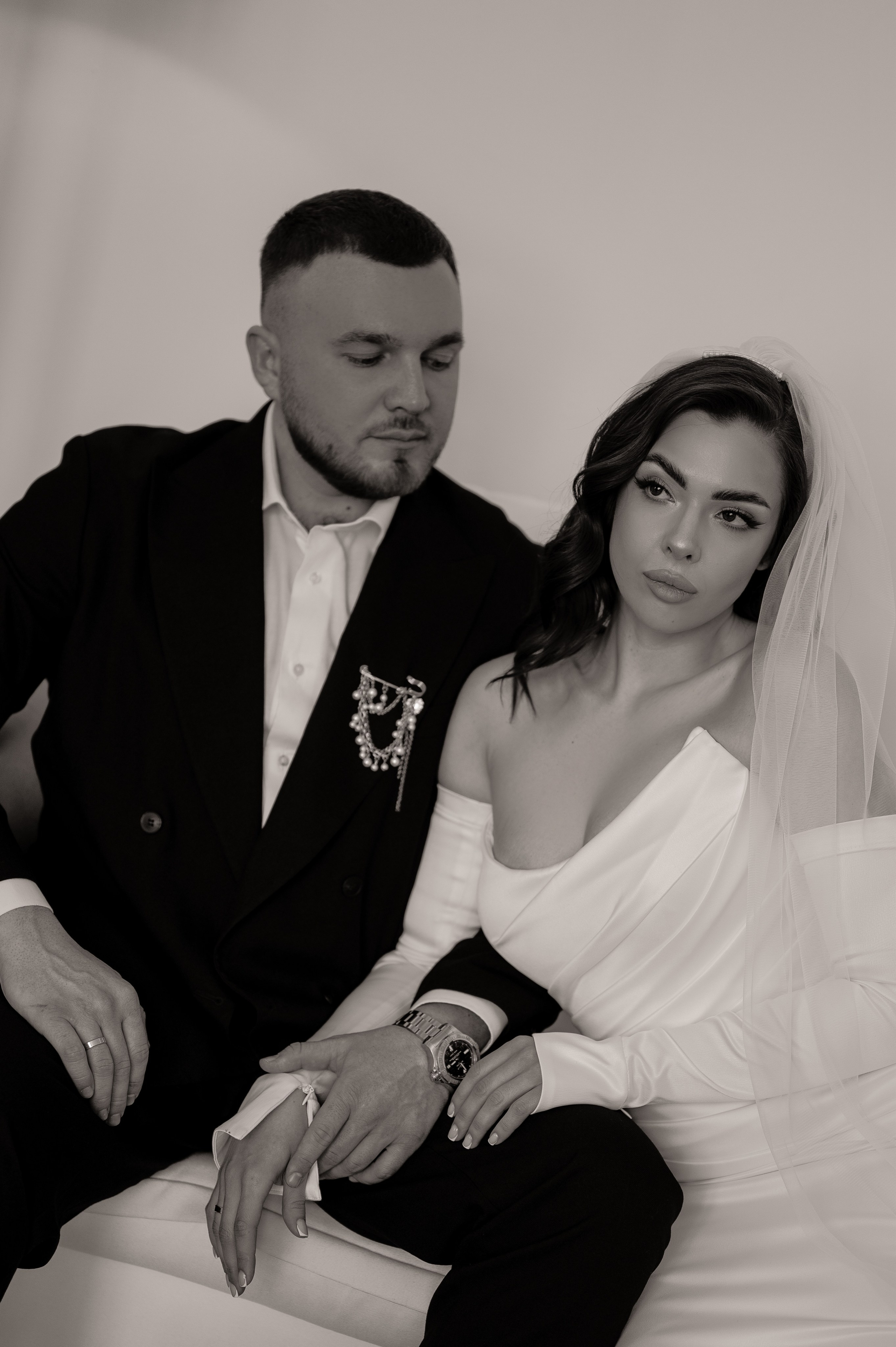 Свадебная фотосессия в студии. Свадебный и семейный фотограф в Краснодаре Алина Мельник