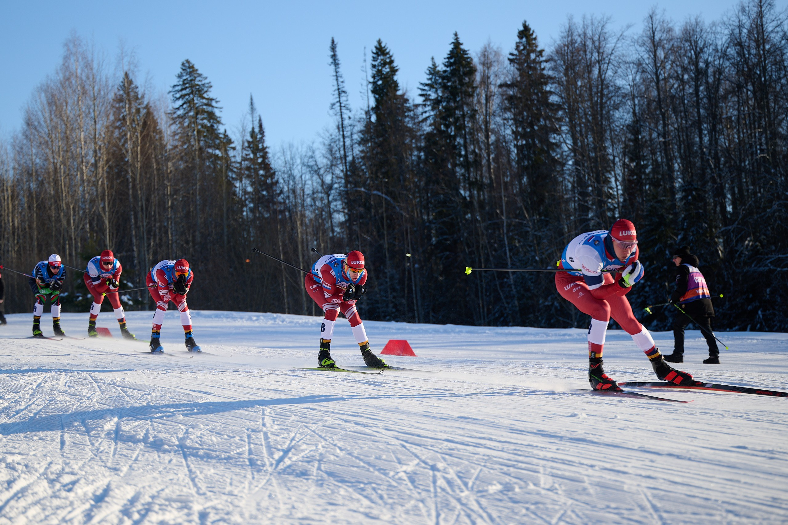 VI этап ФосАгро Кубка России по лыжным гонкам. Спринт. Ижевск 25.01.2025. Спортивный репортажный фотограф в Ижевске Сергей Мерзляков