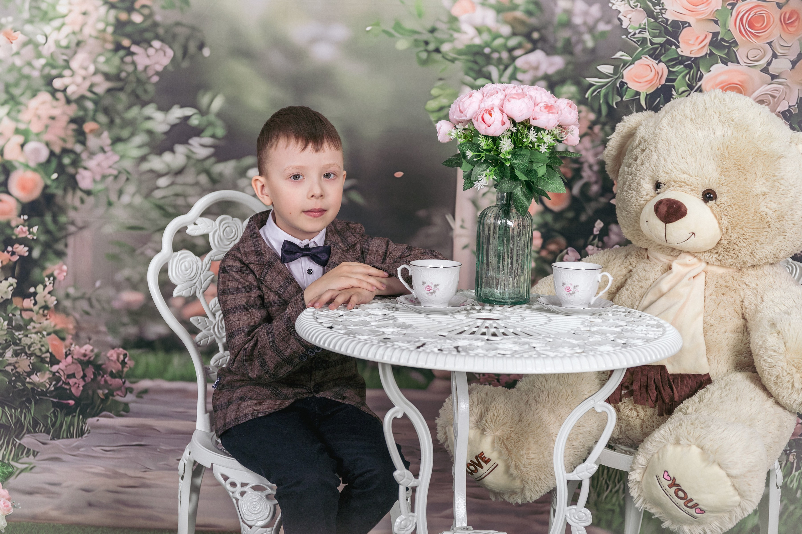 Весенняя фотосессия в ретро стиле. Школьный-дошкольный фотограф в Уфе и Башкирии Вильданов Руслан