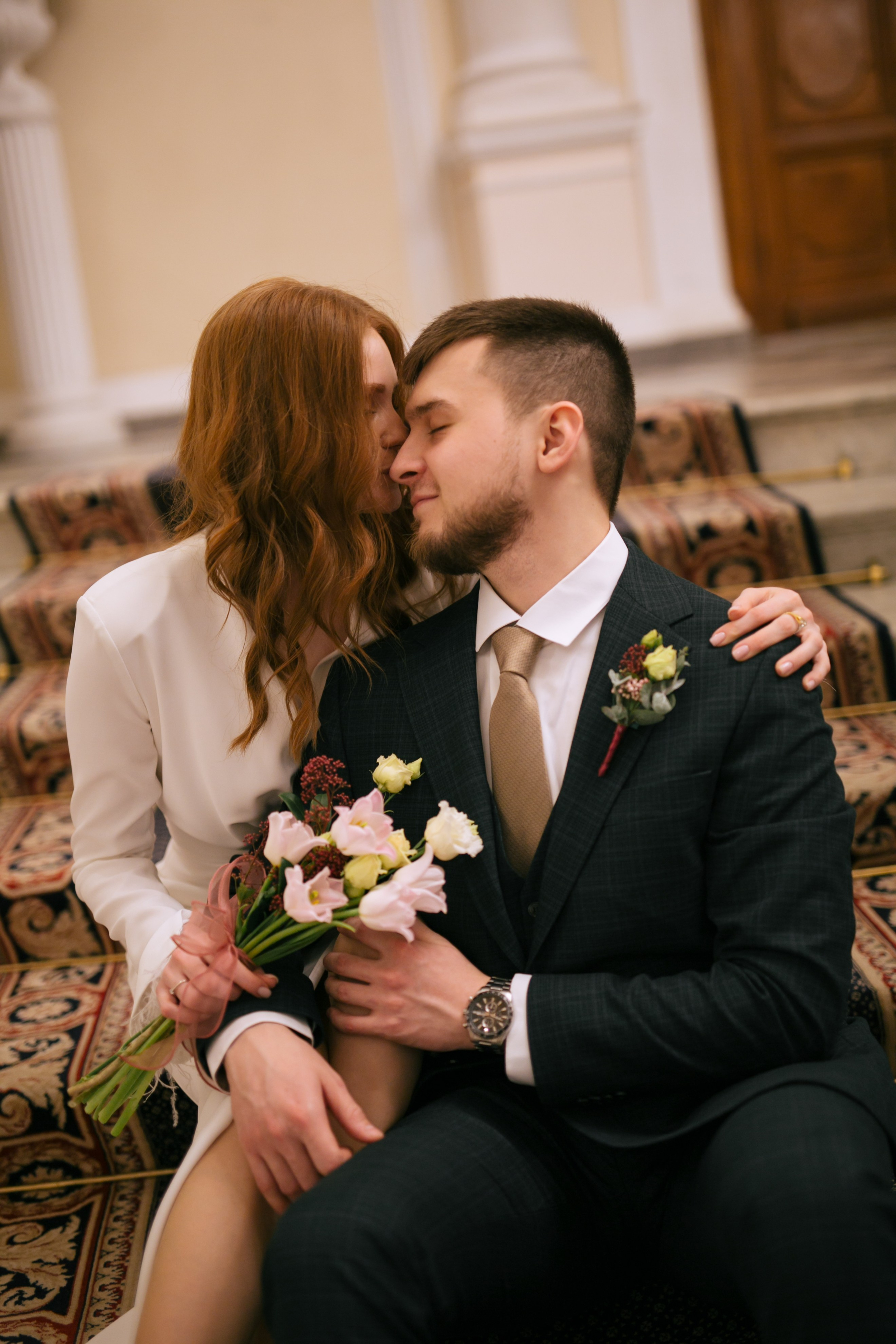 Роспись Анны и Владислава во II Дворце, СПб. Портретный и репортажный фотограф в Санкт-Петербурге Елизавета Я