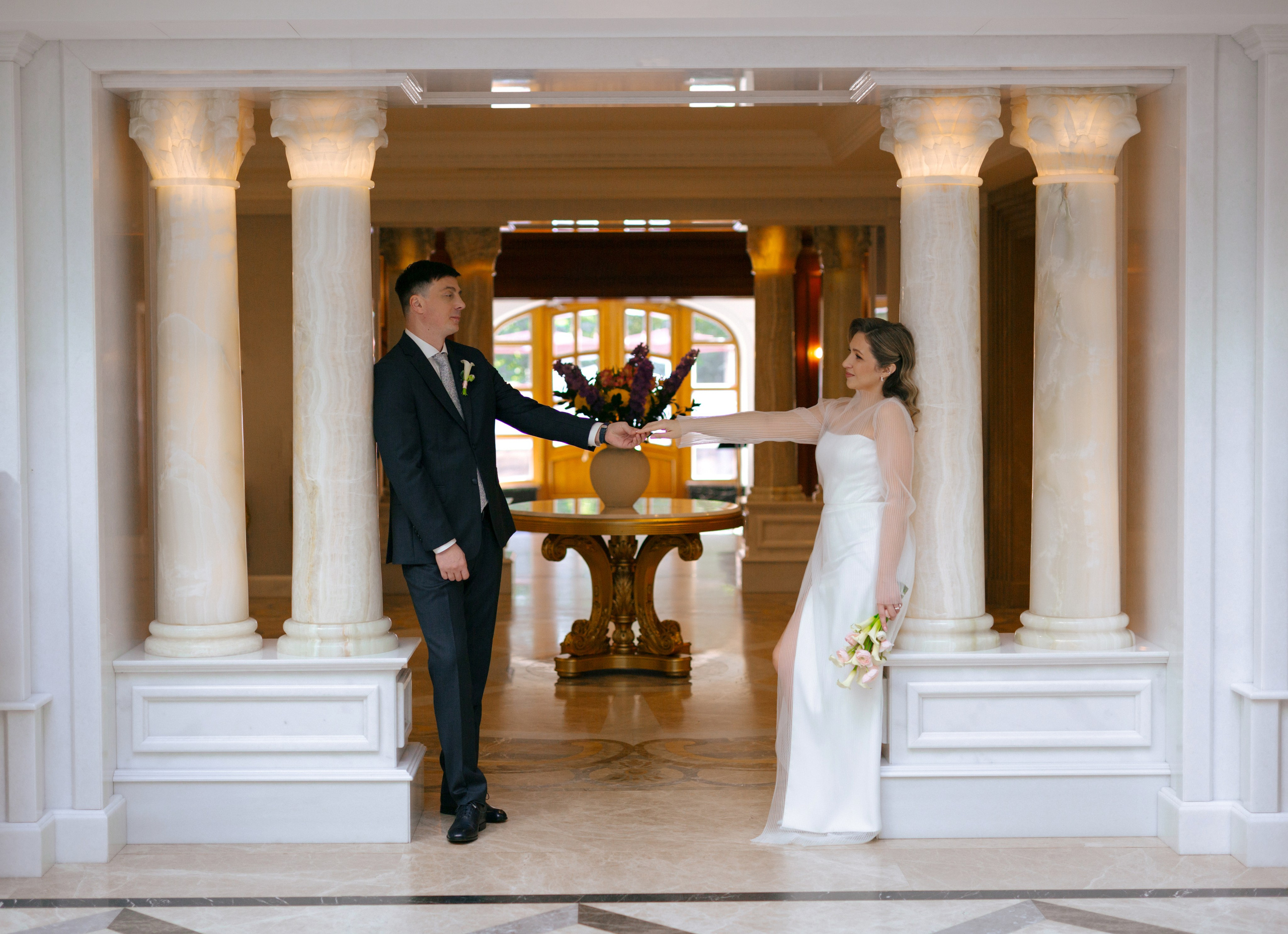 Свадьба в Пушкине. Tsar Palace. Портретный и репортажный фотограф в Санкт-Петербурге Елизавета Я