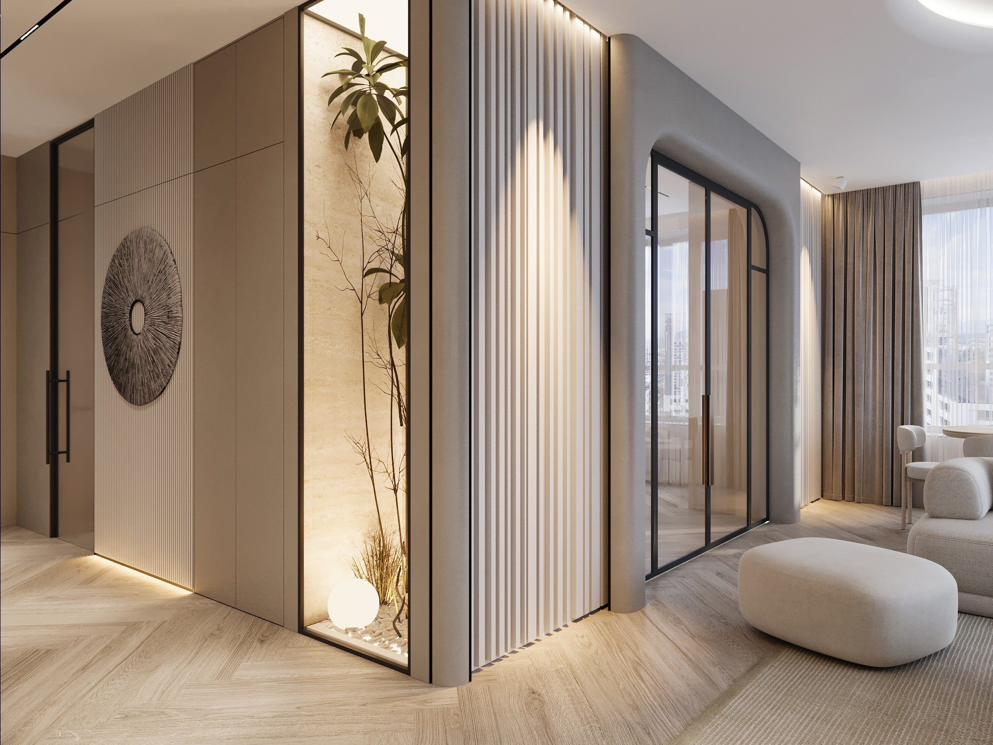 ЖК «Аль-Фараби 27», 120 м². Room Design Studio