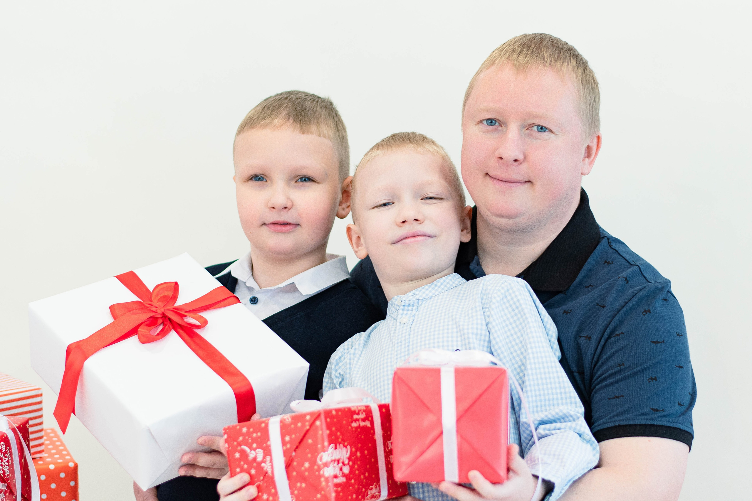 Гришины. Студийная съемка. Екатерина Бикбаева фотограф, видеограф, медиа-продюсер