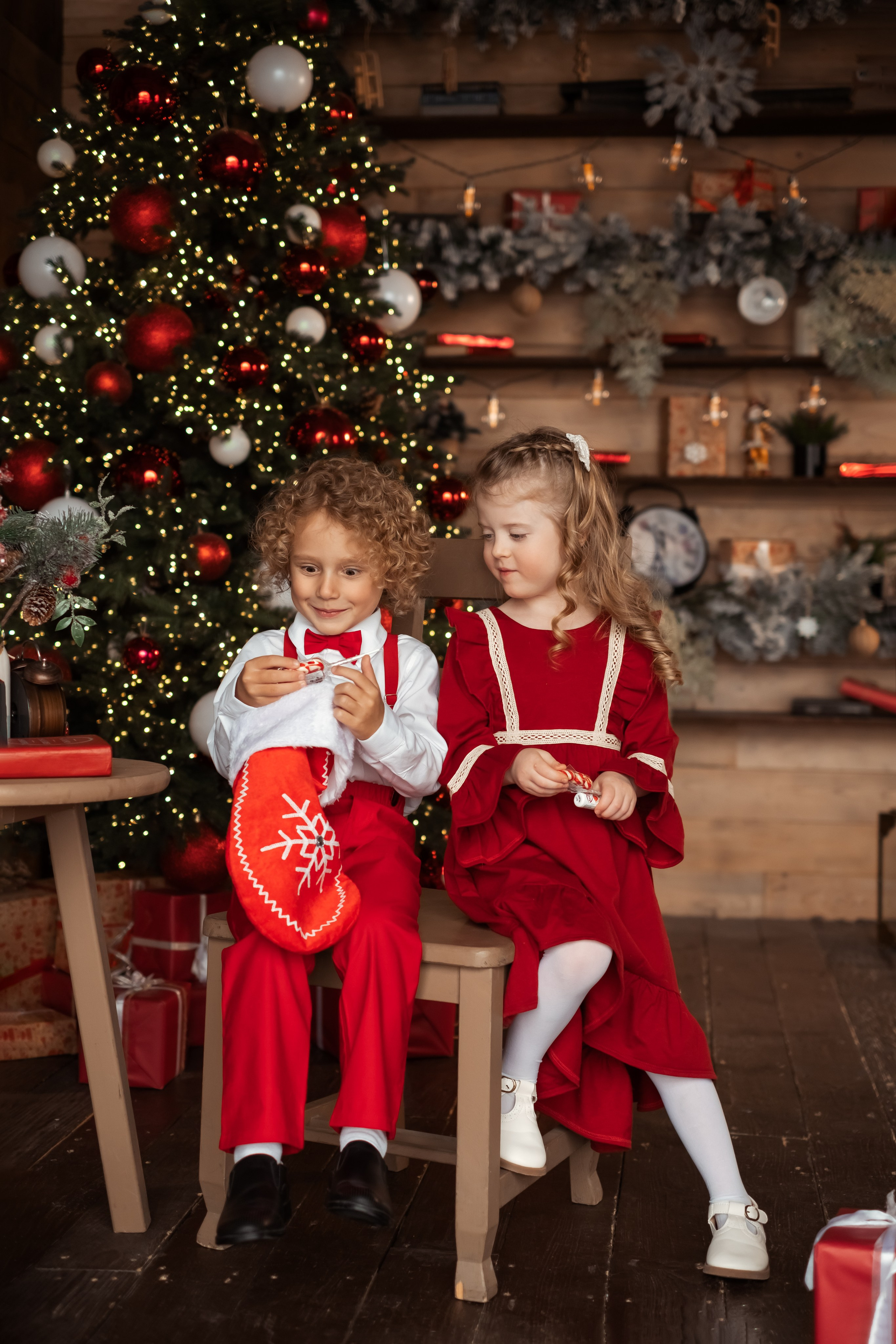 Детская новогодняя история. Семейный и детский фотограф в Мелитополе /Наталья Зацеркляная