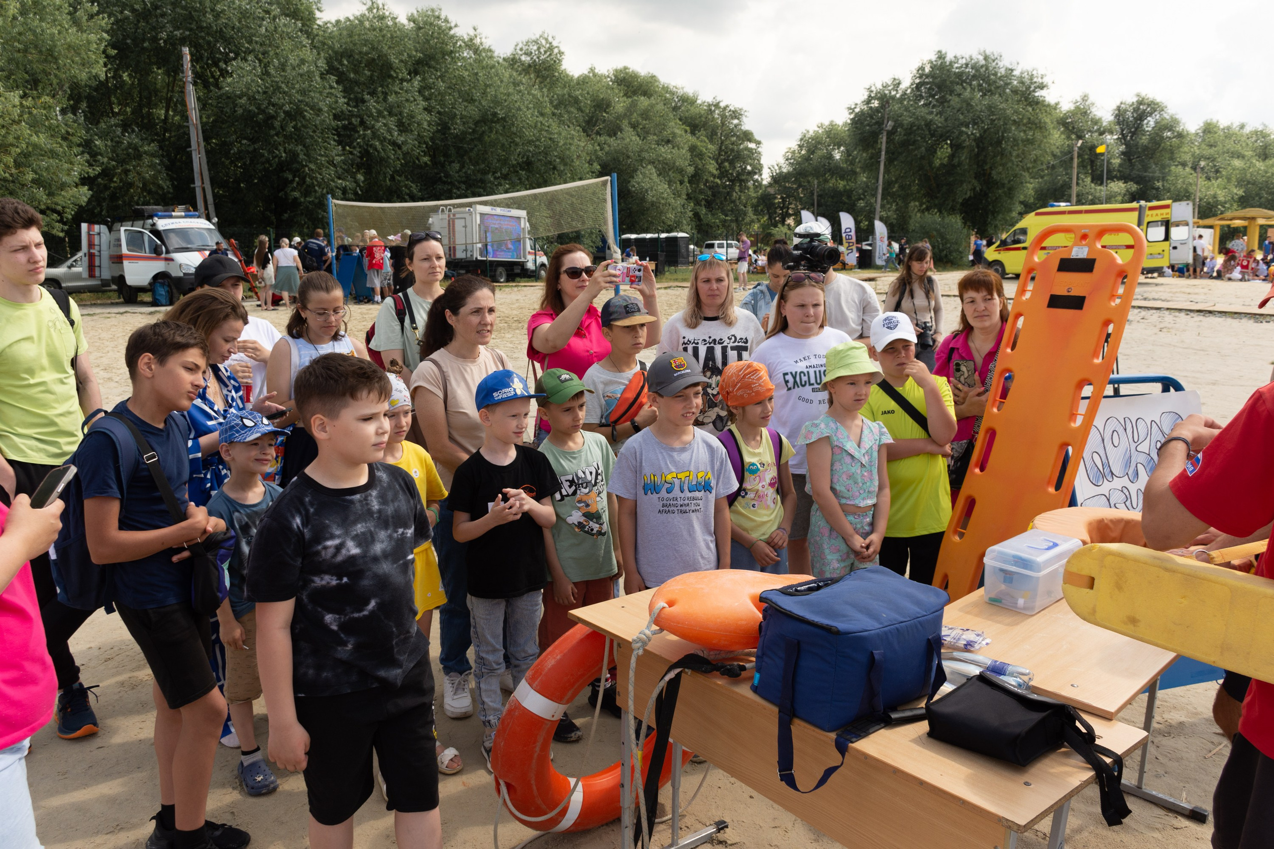 Урок по безопасности на воде (полный альбом). Фотограф Максим Буряк