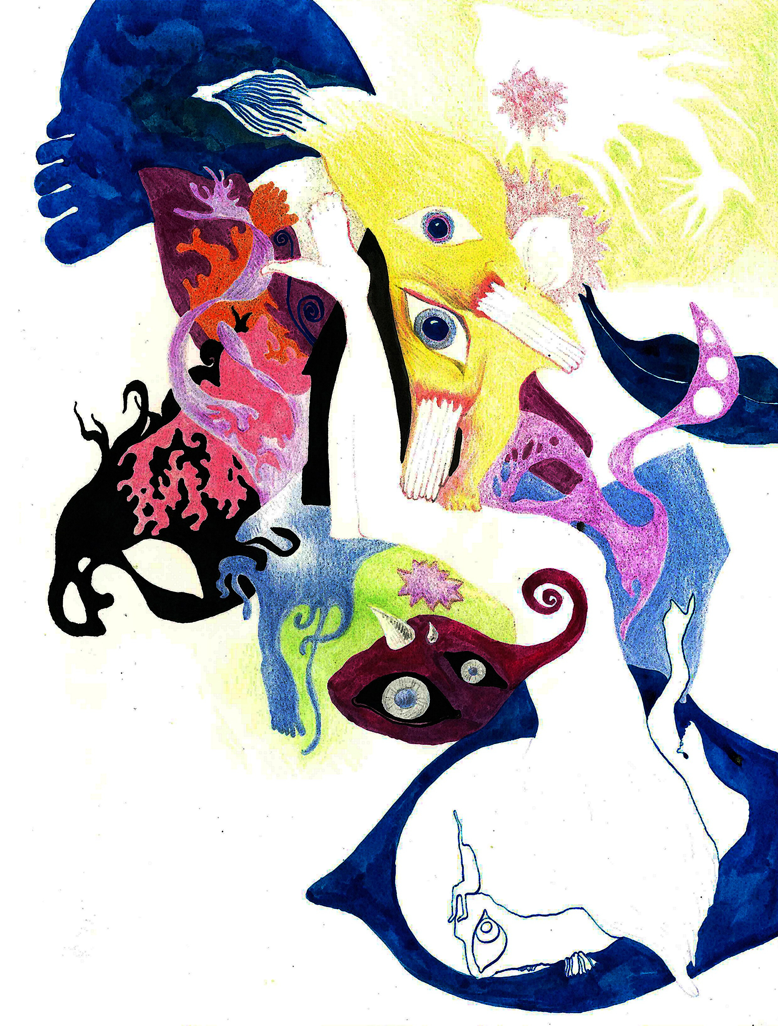 «Чернильная серия». Художник Перепечėнова-Феофанова Анна