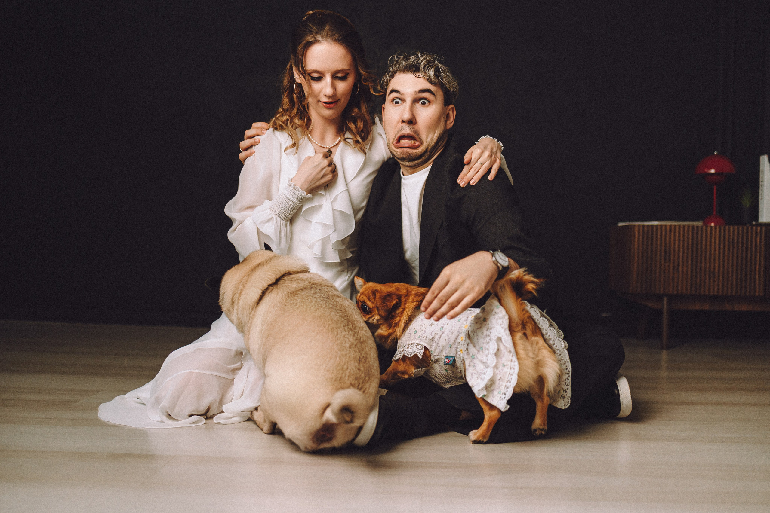 Денис, Василина, Гаврюша и Кнопка