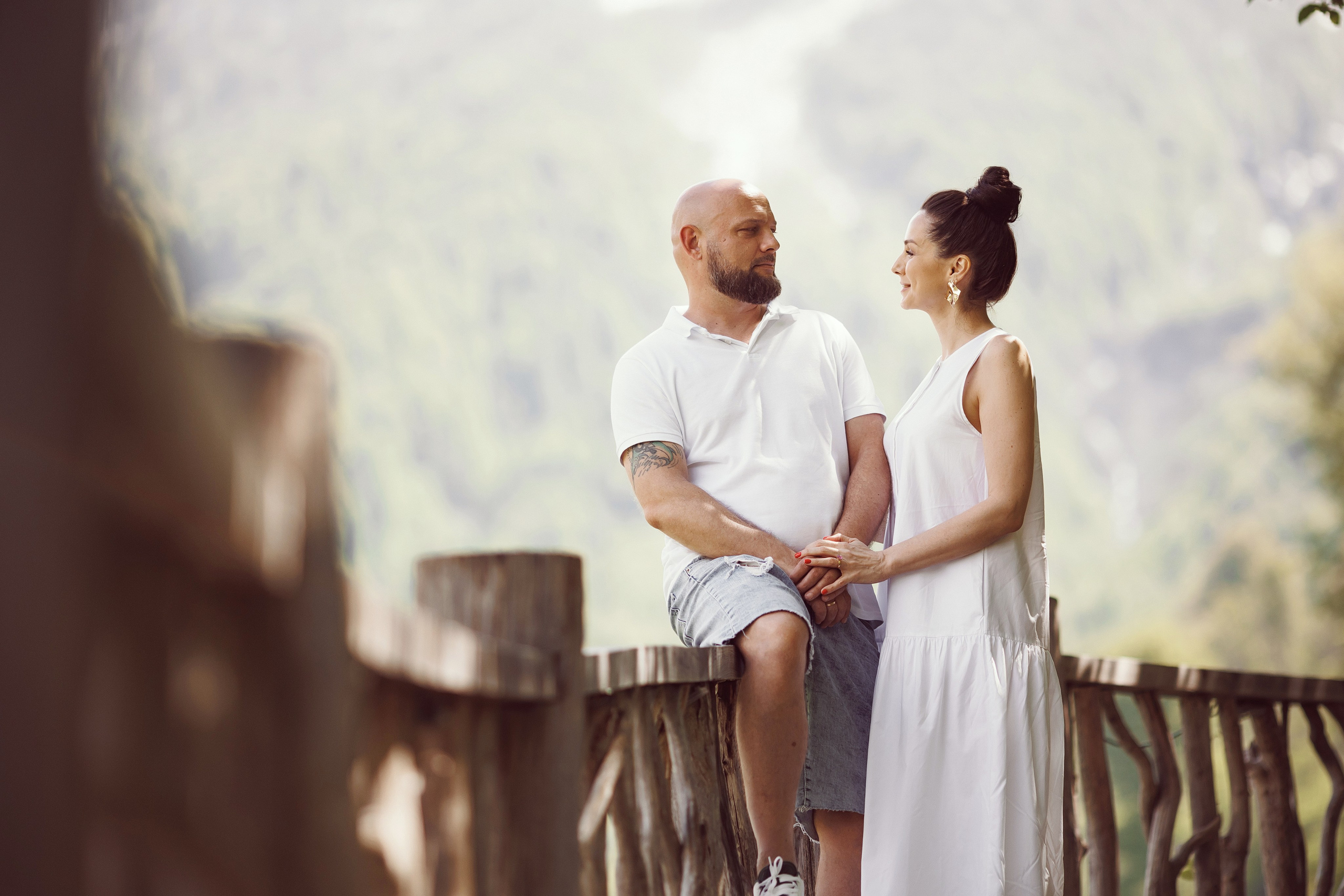 Семейная фотосессия в горах на Красной поляне. Свадебный и семейный фотограф в Сочи Денис Вялов