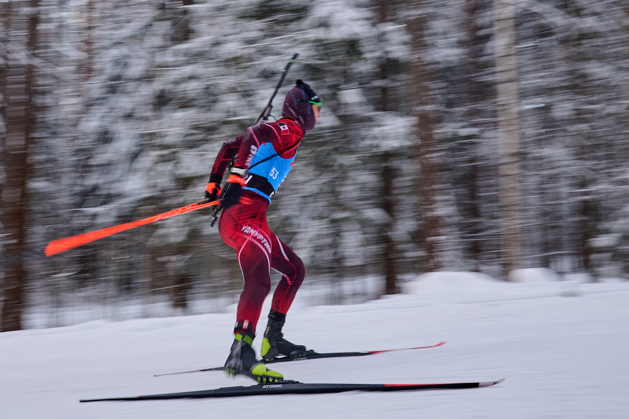 Биатлон. Чемпионат России — 2024/2025, 3-й этап, Ижевск. Спринт. Мужчины. Спортивный репортажный фотограф в Ижевске Сергей Мерзляков
