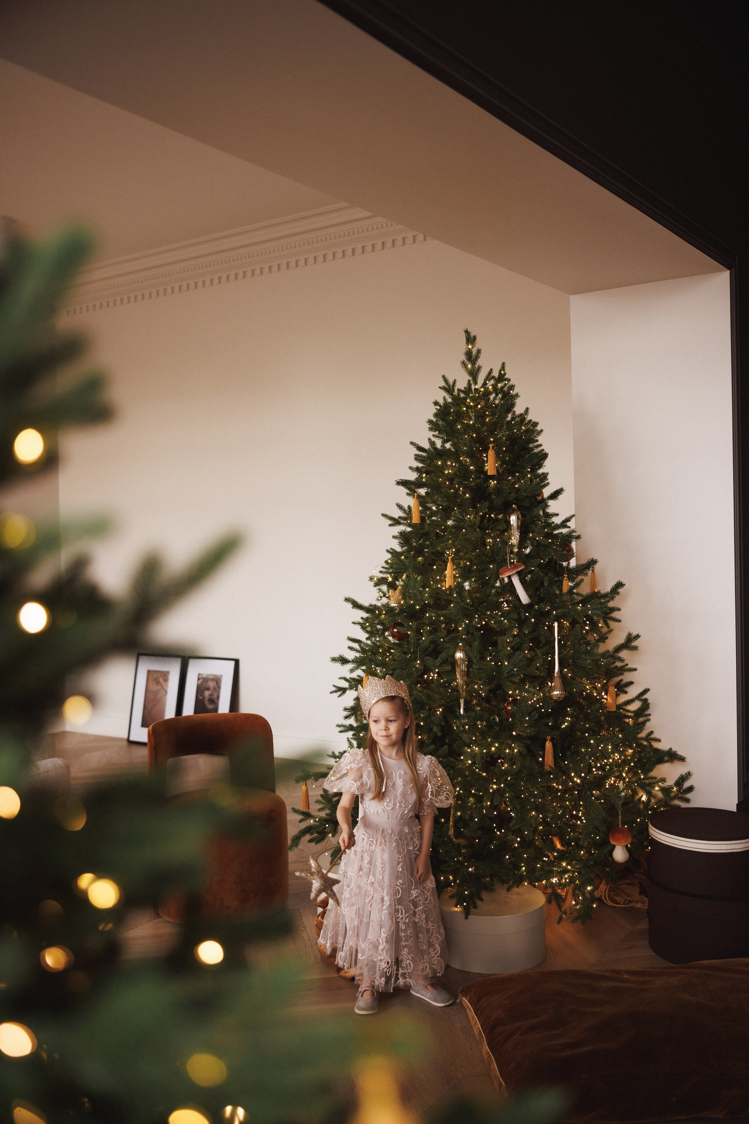 Семейная новогодняя фотосессия в фотостудии «Париж», город Краснодар. Семейный и детский фотограф в Краснодаре Анна Трашкова