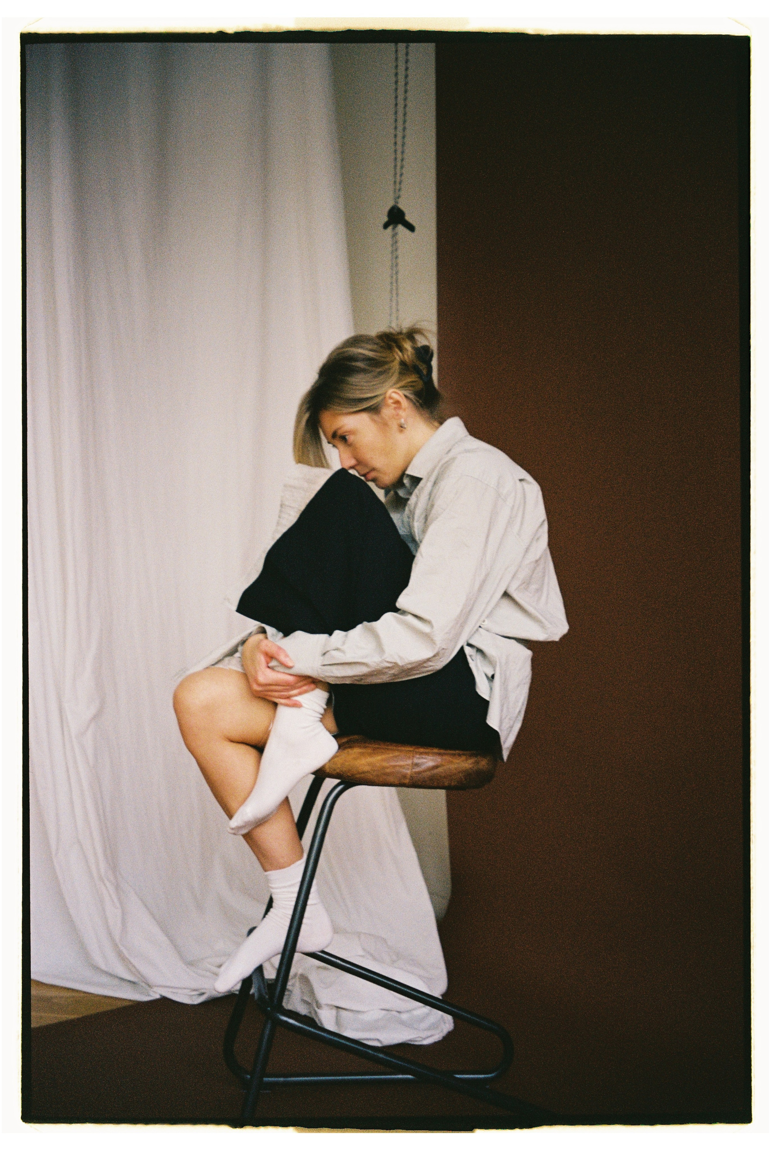 Портрет на пленку Мария портретная фотосъемка портретная фотография фотограф Ксения Давыдова Санкт-Петербург