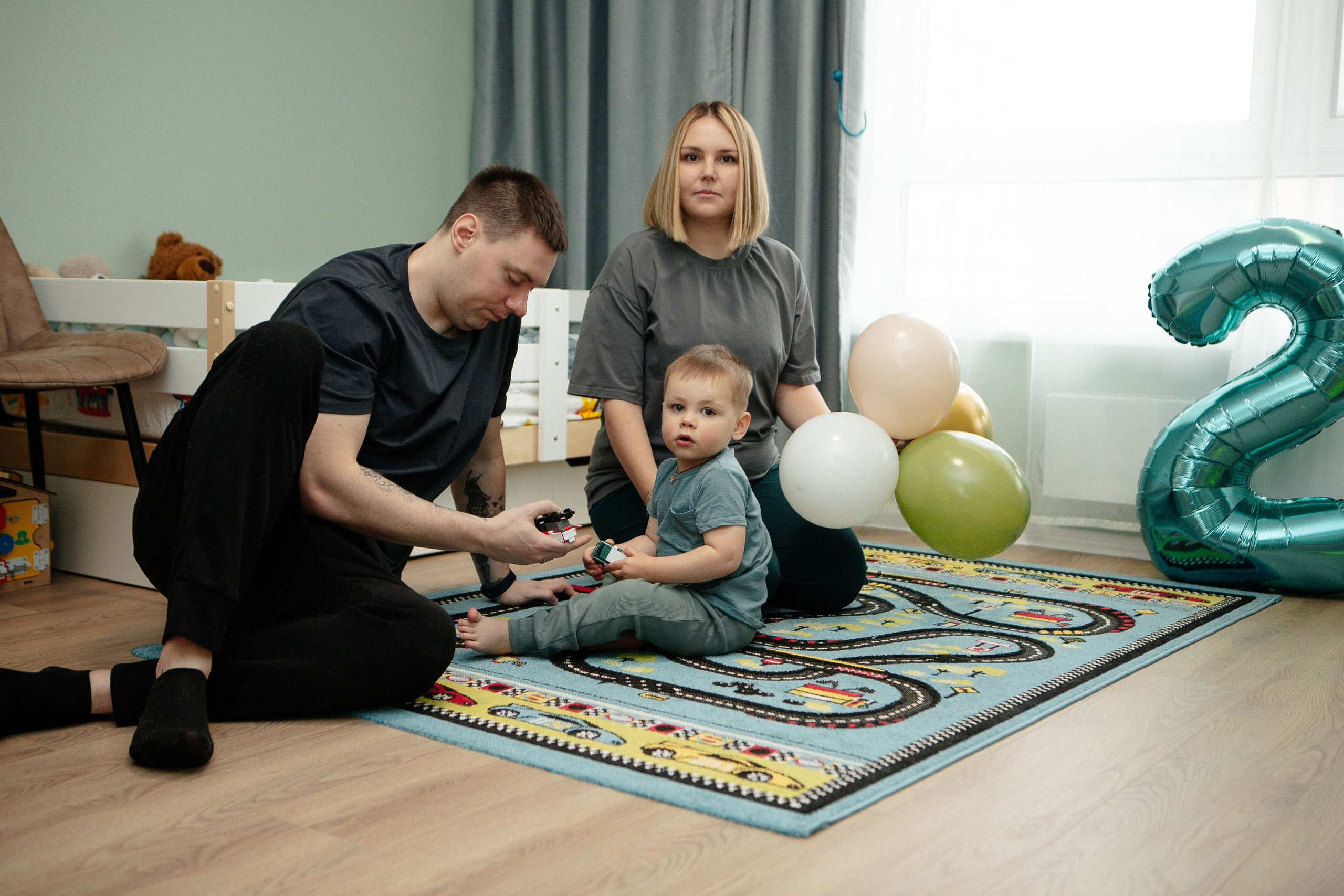 Роман и его семья. Семейный и детский фотограф в Москве Александра Мак