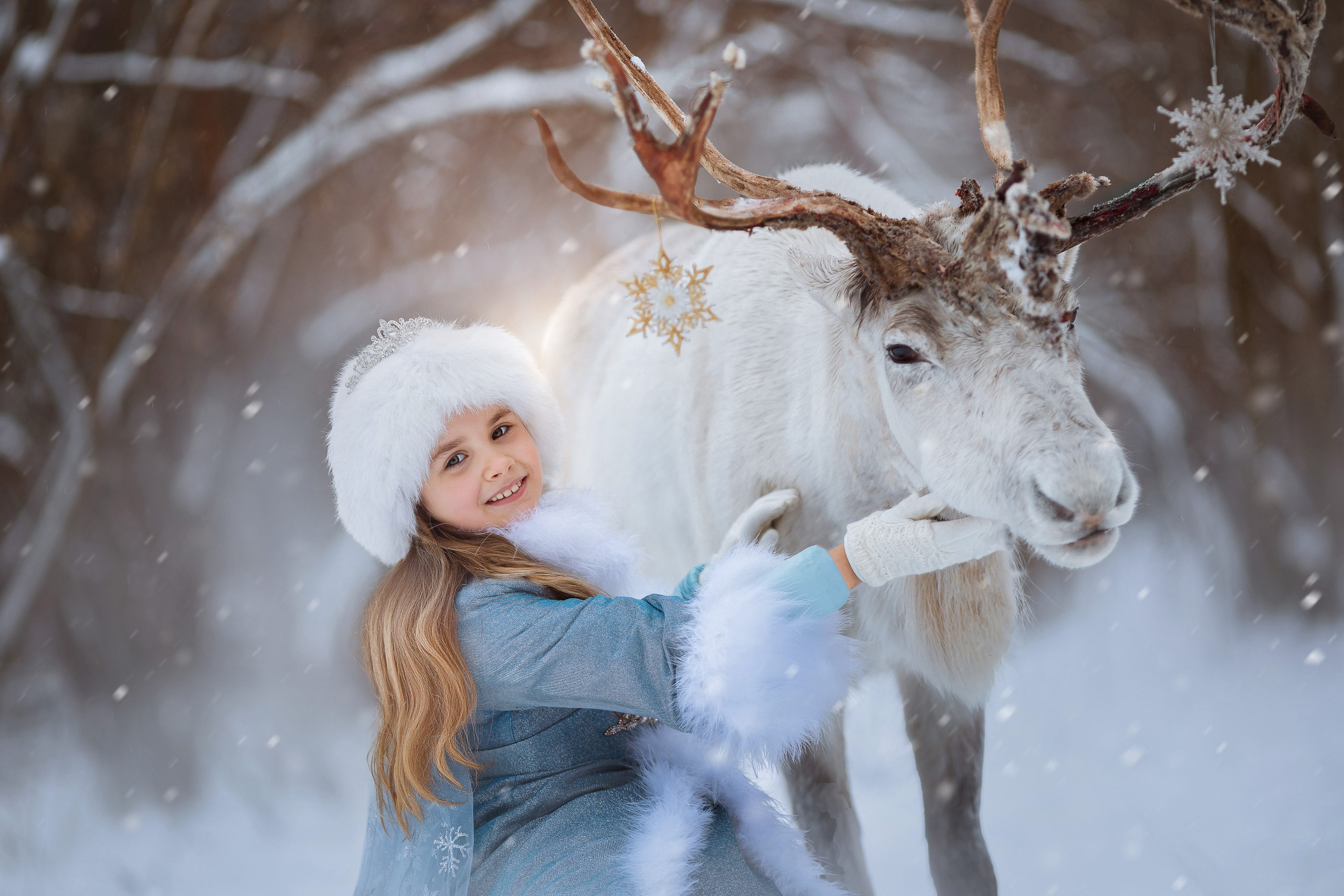 Фотосессии с оленями. Фотограф Лия Милк | Москва, Подмосковье