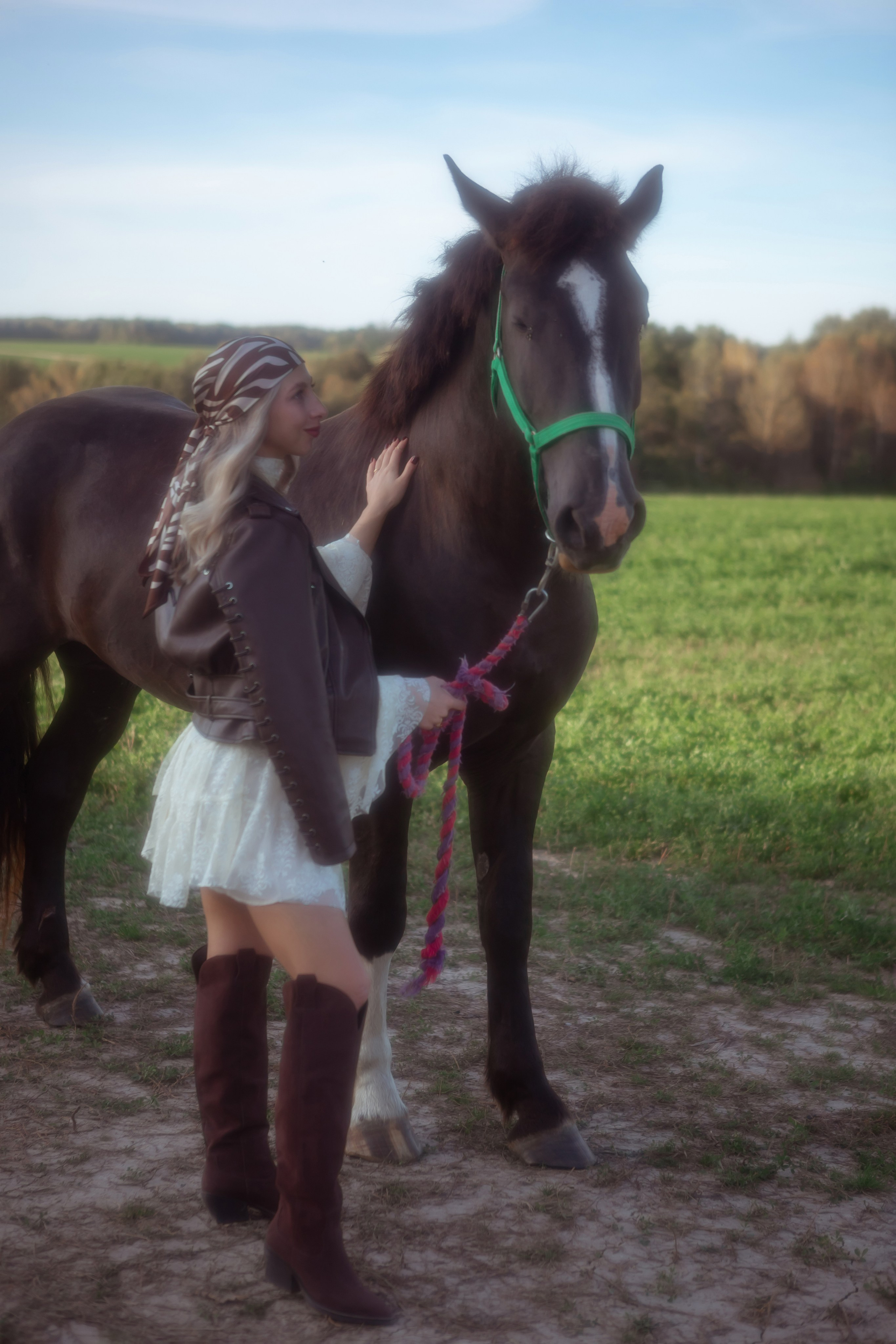 Съемка Елизавета с лошадьми. Фотограф Калуга