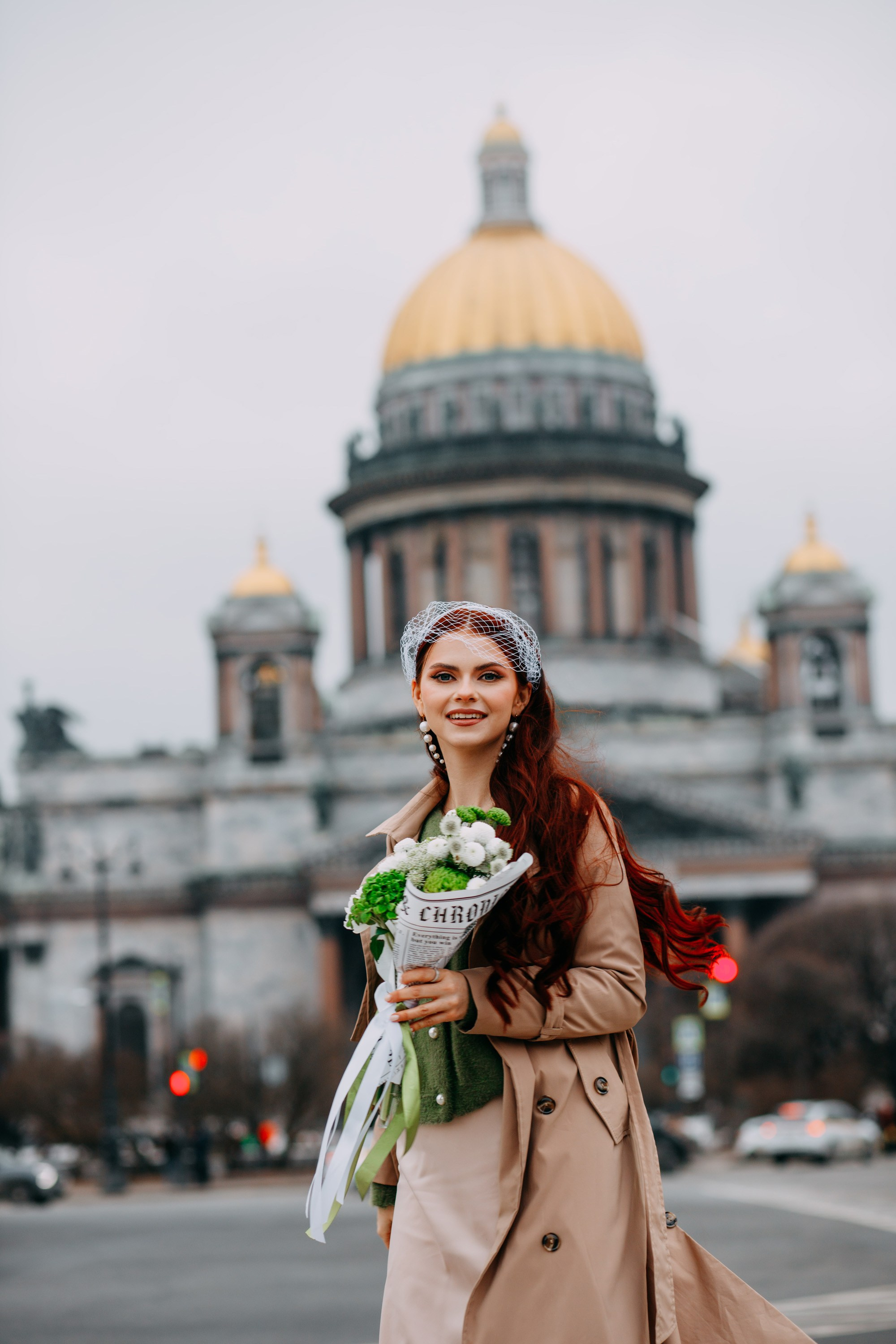 Прогулка у Исаакия. Фотограф в Санкт-Петербурге Alina Film