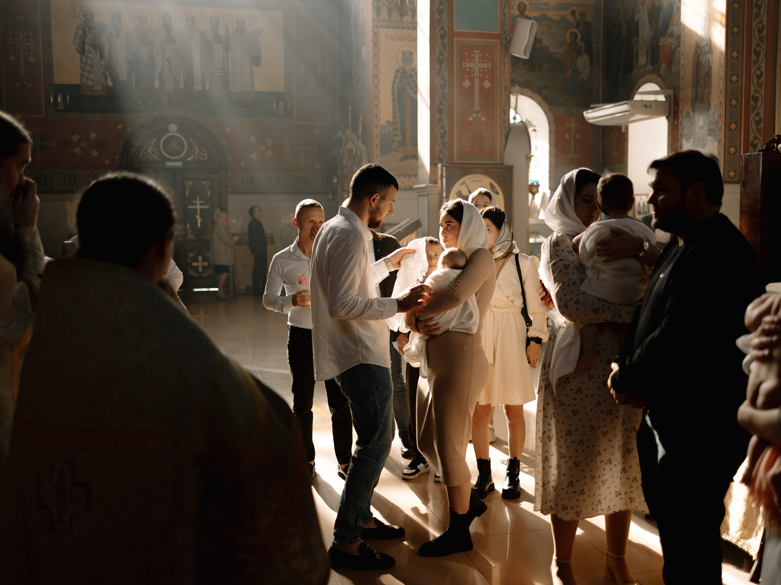 Таинство крещения Миланы. Семейный фотограф в Краснодаре Храмова Анна