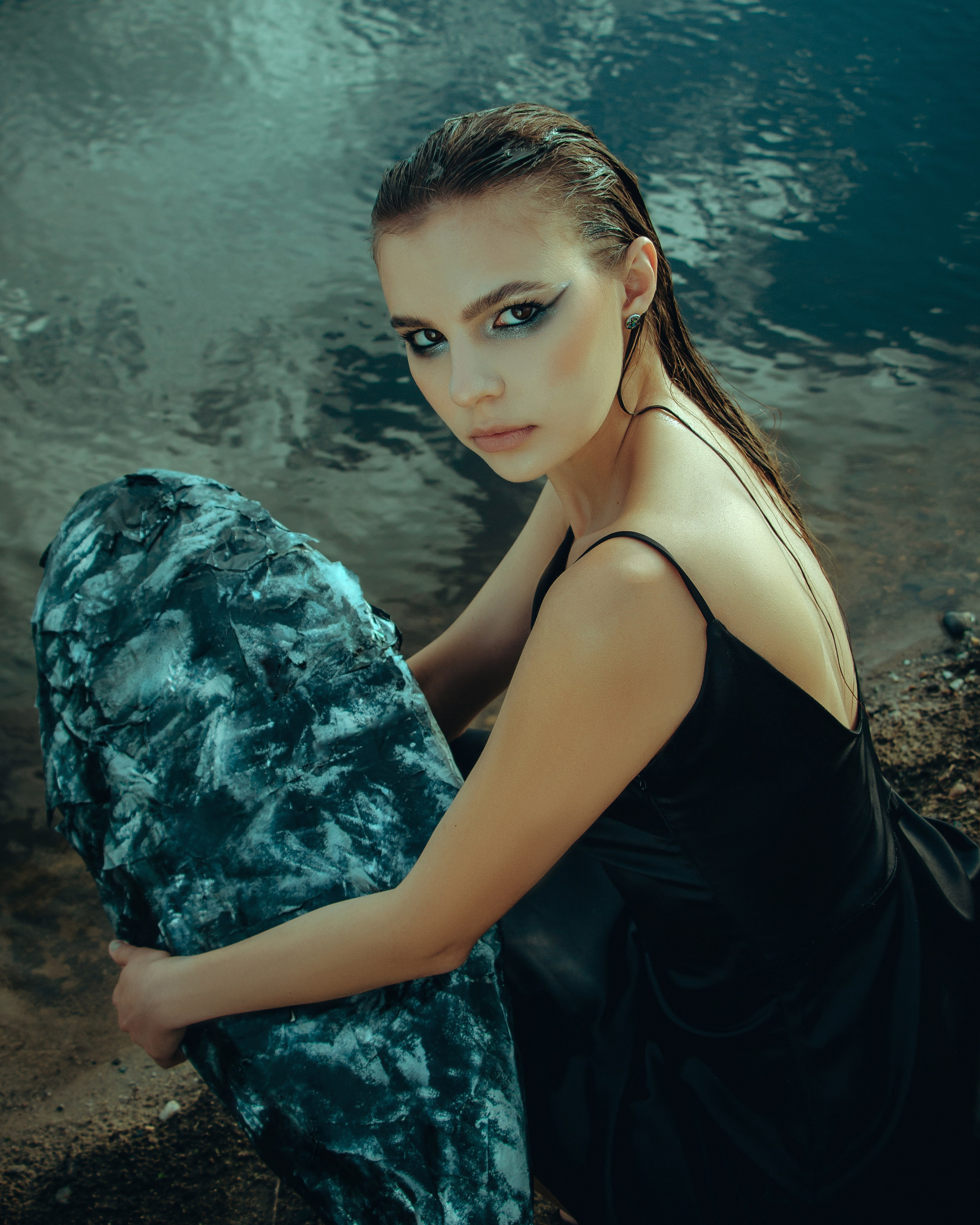 With fish. Блиновская Дарья|Арт-фотограф