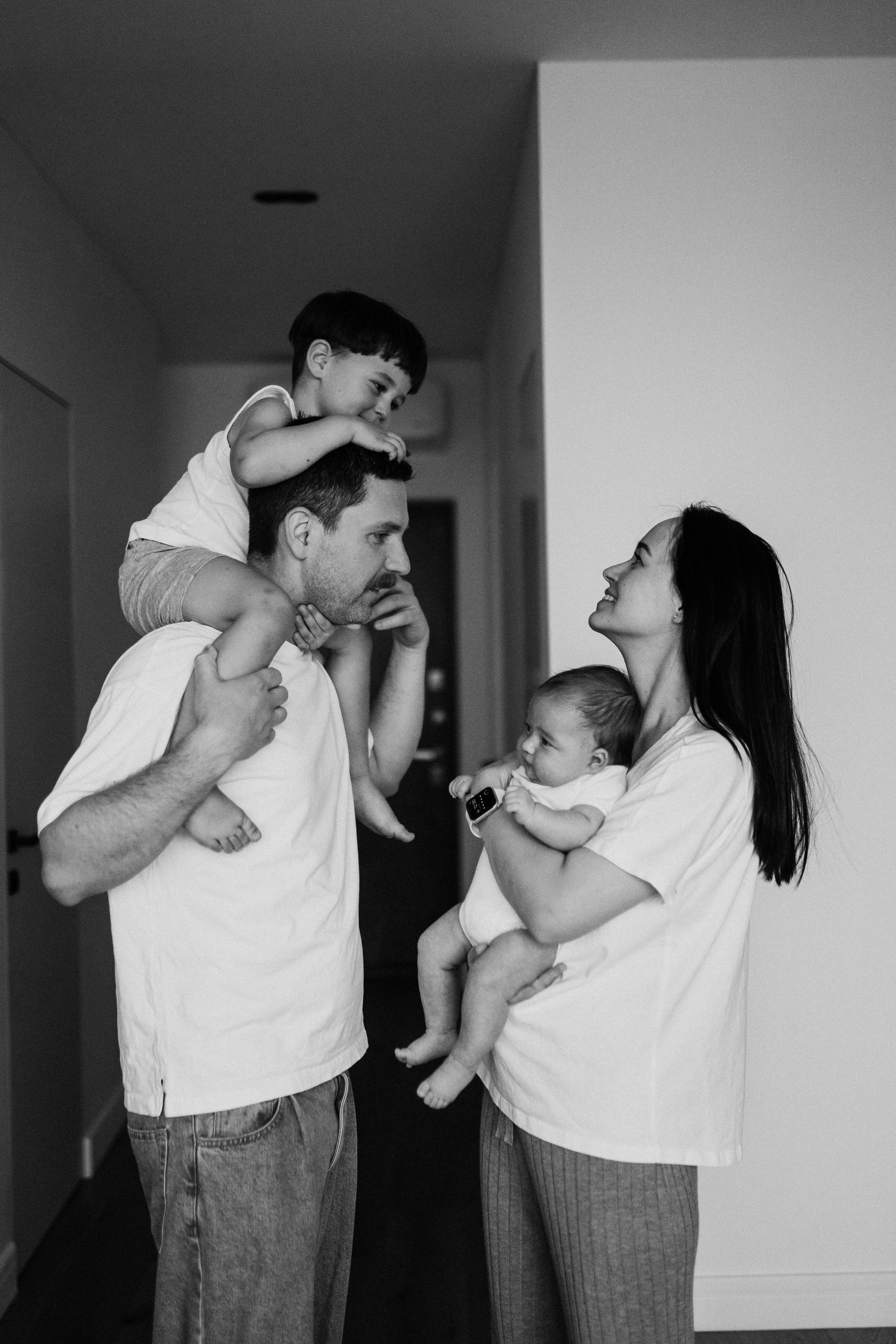 Катя, Дима, Ваня, Петя. Семейный фотограф Москва