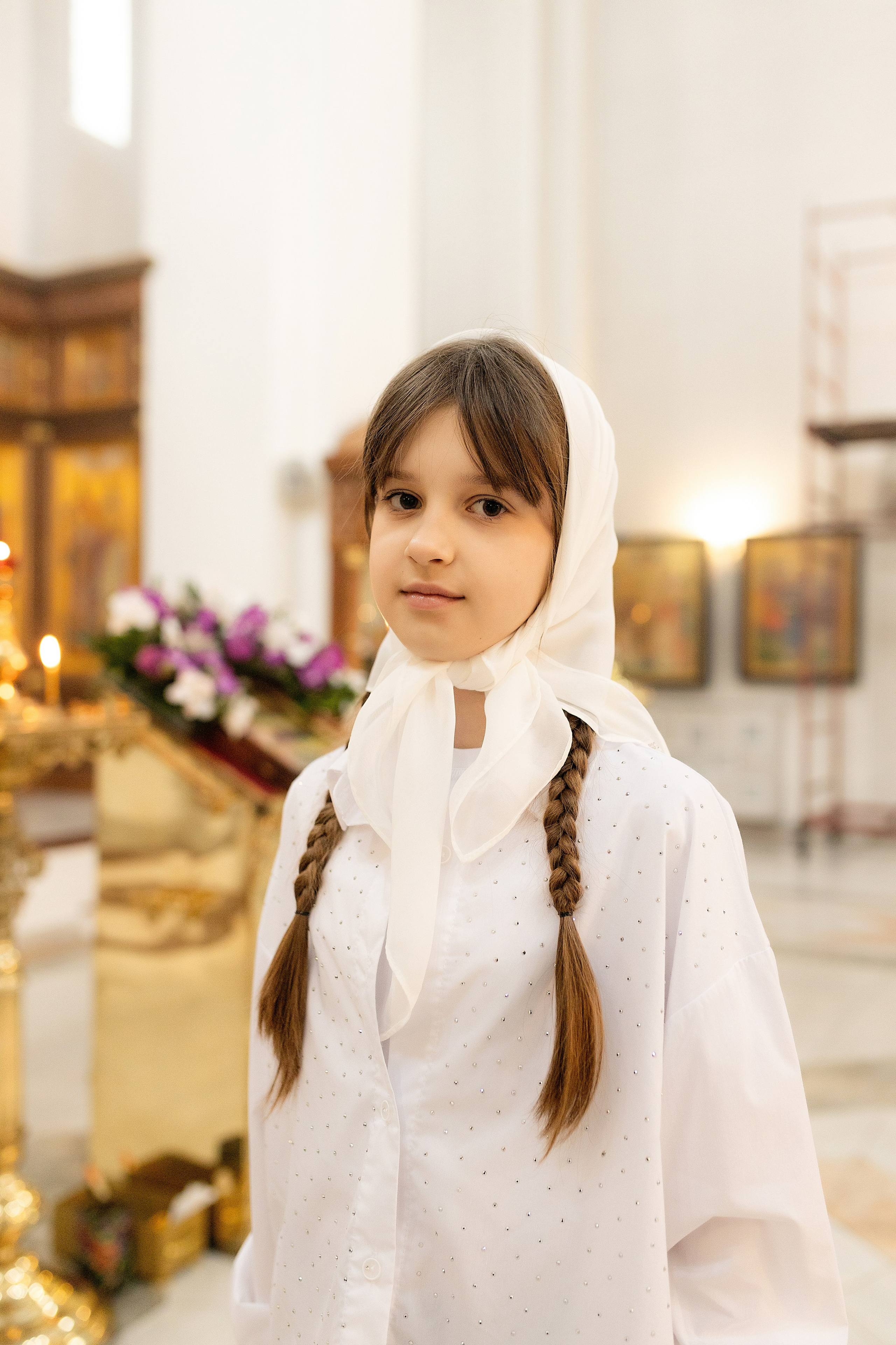 Таинство крещения Алисы. Фотограф в Железнодорожном и Балашихе