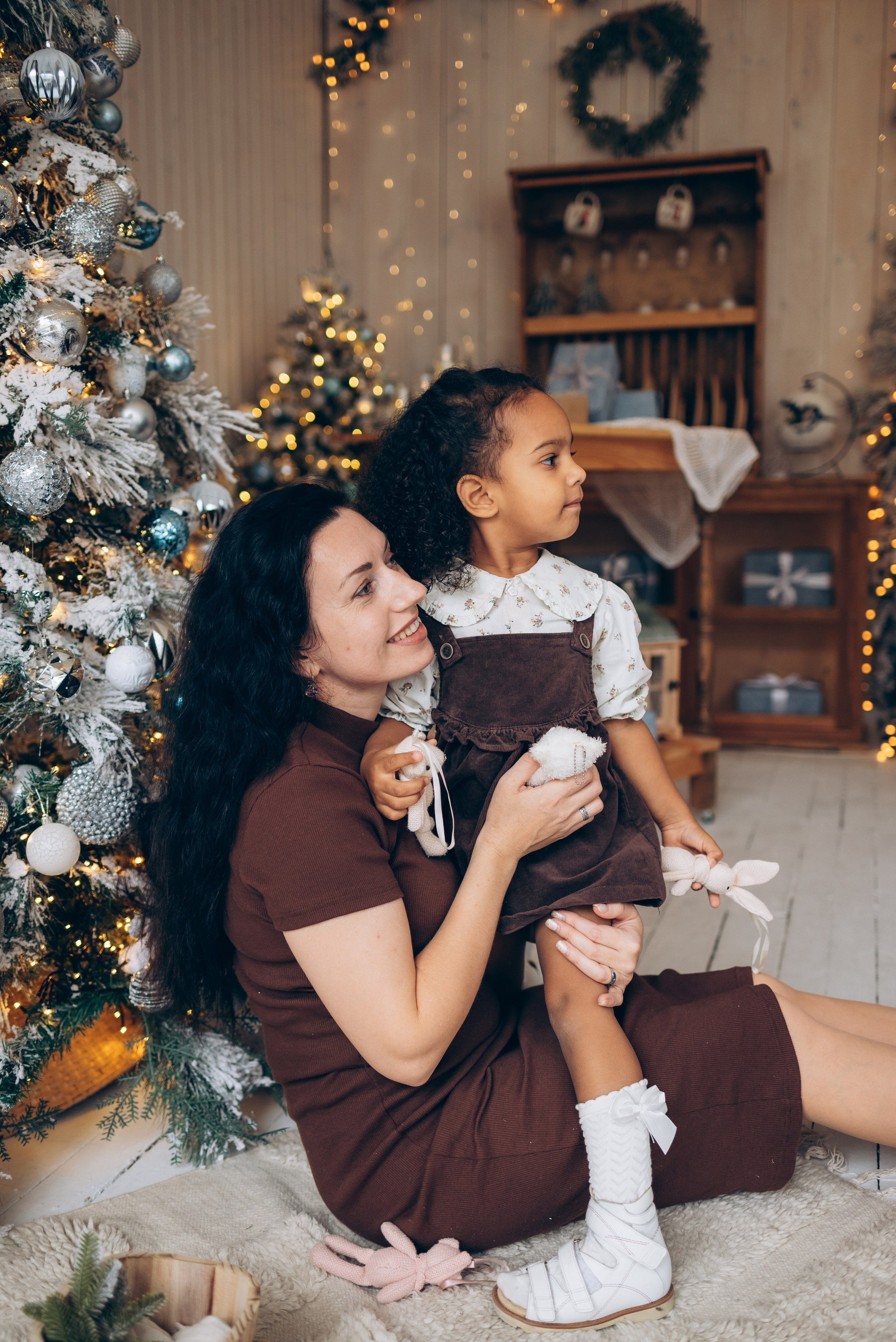 Новый год Наталья с дочкой. Семейный фотограф в Тюмени Ксения Мязитова
