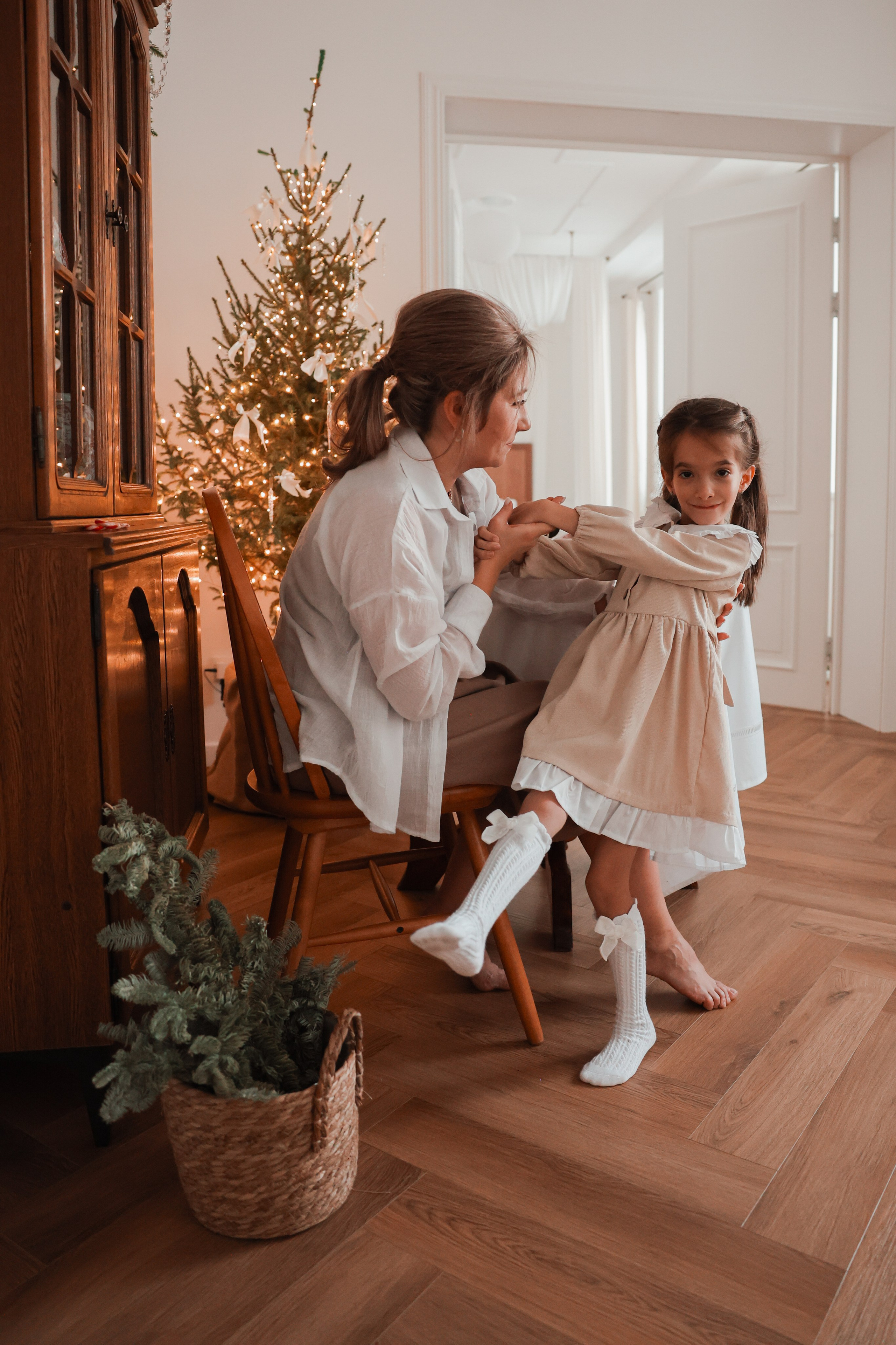 Рождественская история. Яна и Ева. Ваш семейный newborn и lifestyle фотограф в СПБ Наталья Журавлева