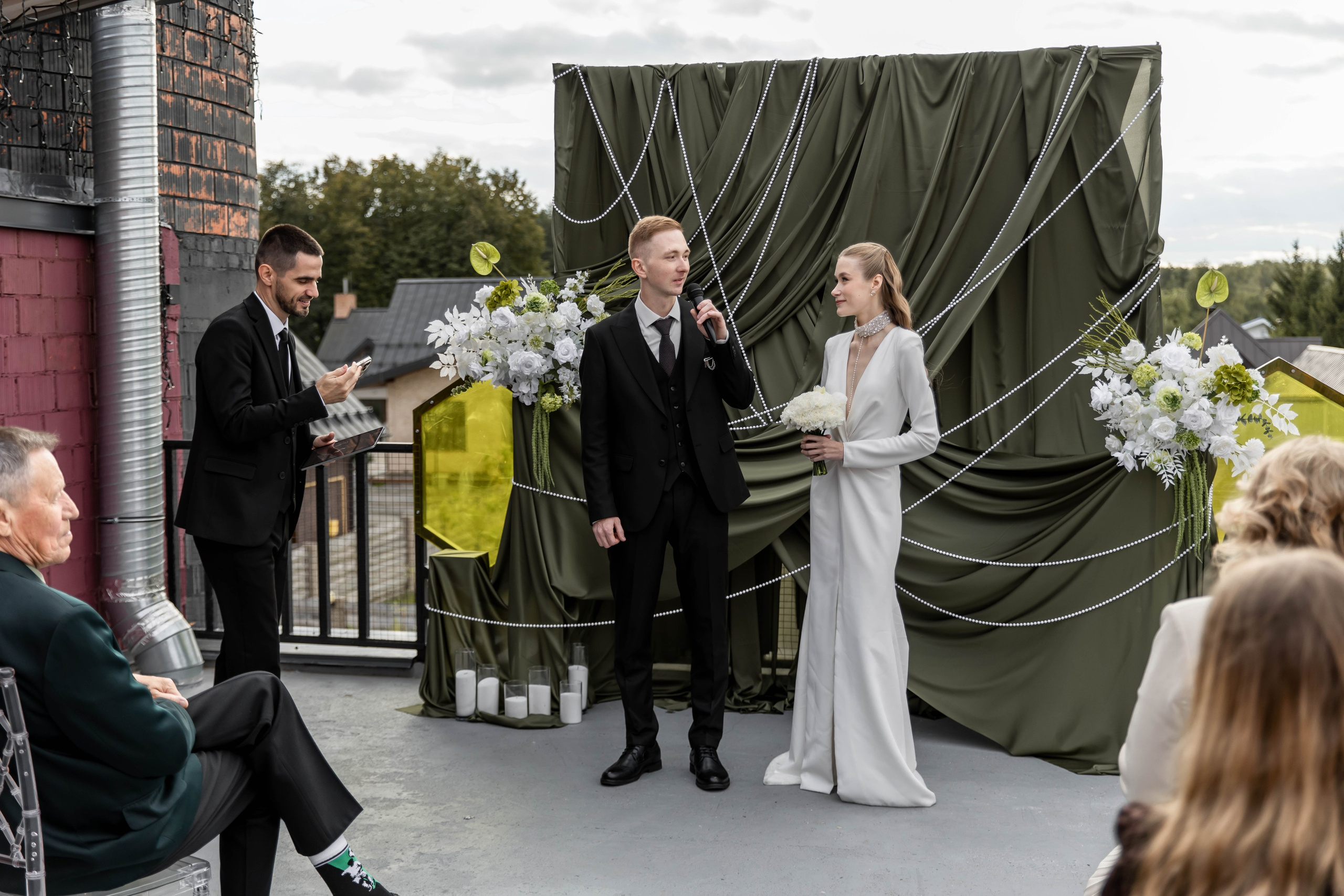 Выездная регистрация + Барвиха + банкет. Свадебный и семейный фотограф в Москве Диана Левченко