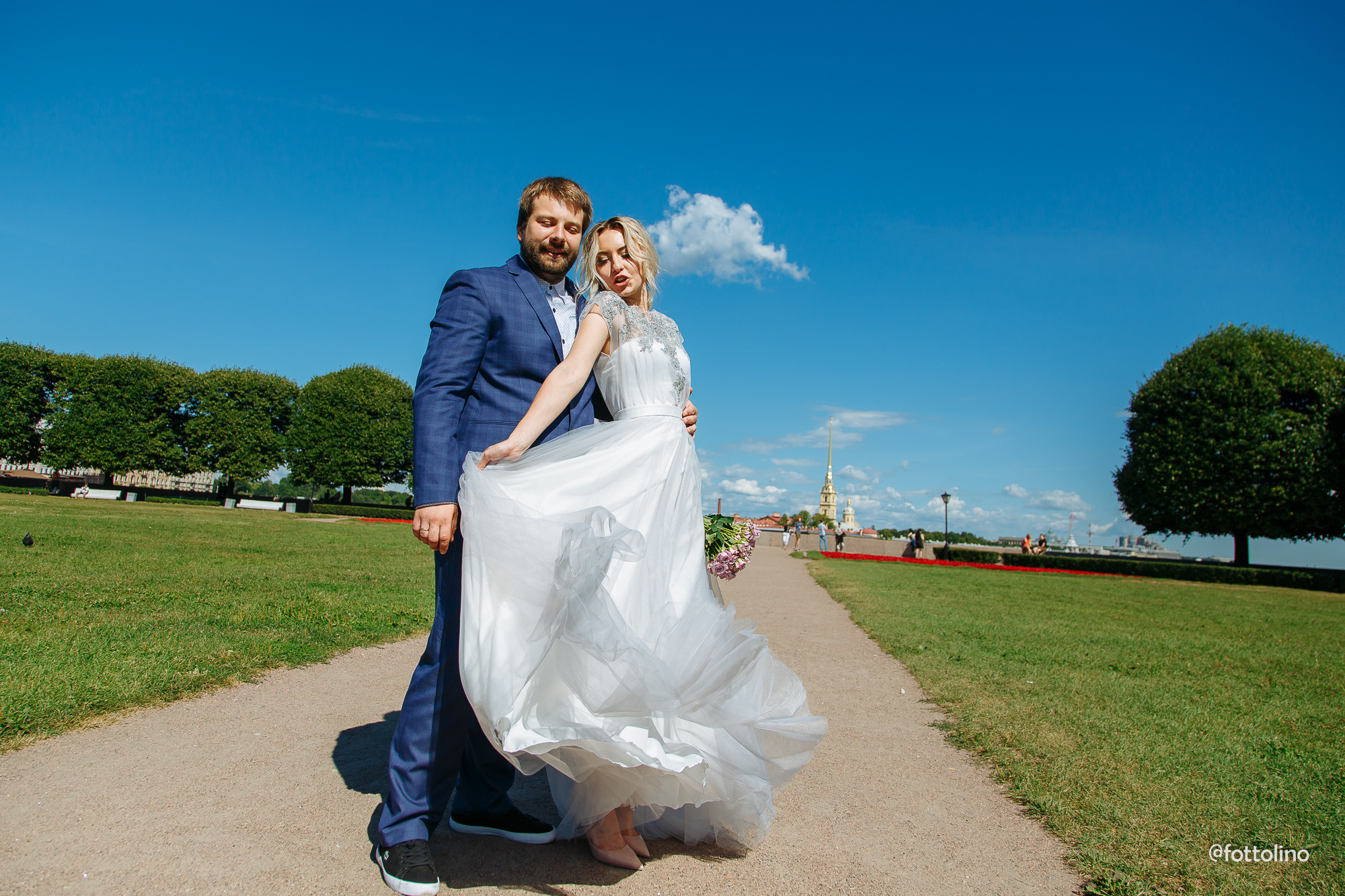 Свадебная фотосессия на природе СПб