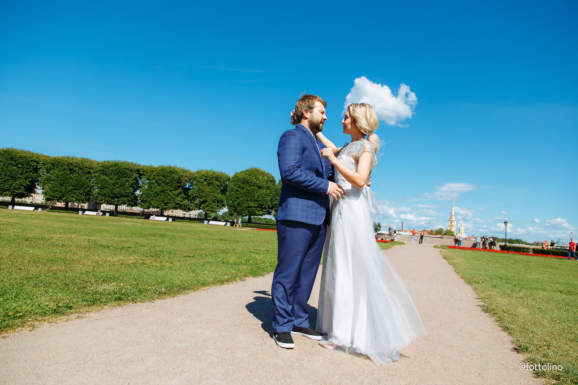 Свадебная фотосессия на природе СПб