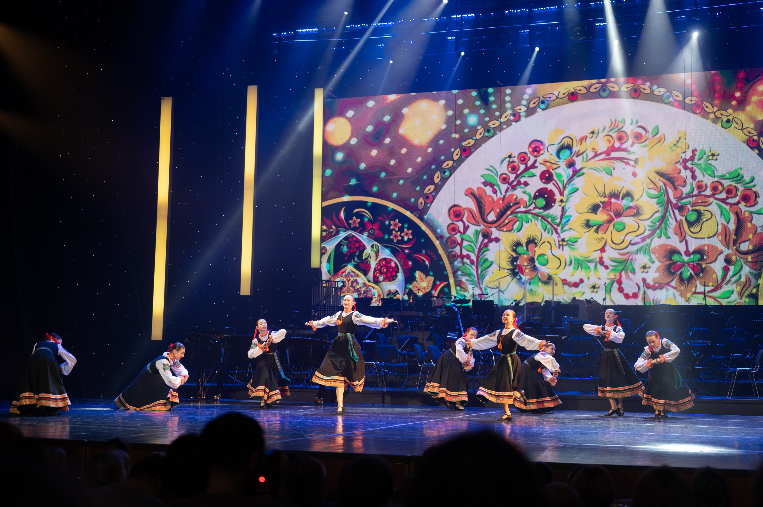 Отчетный концерт ДШИ «Гармония» «Зимняя гармония». Фотограф новорожденных, семейный детский в Тюмени Татьяна Морозова