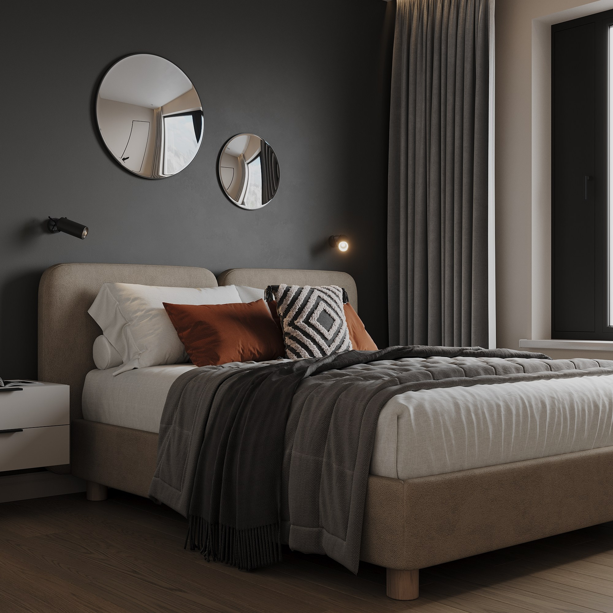 Мужская квартира жк Balance. Главная