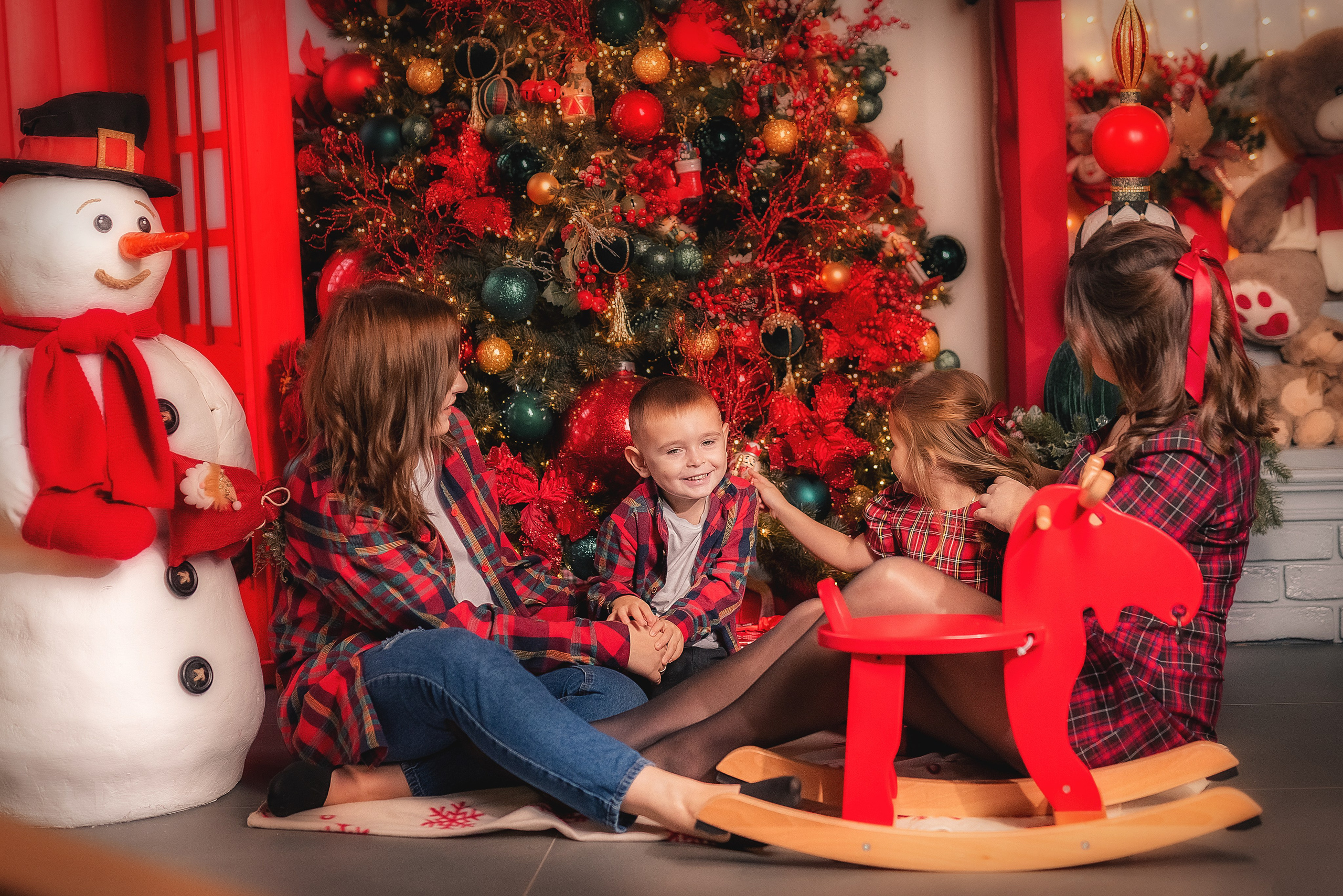 Новогодние открытки. Семейный, детский фотограф в Воронеже Анна Никитина