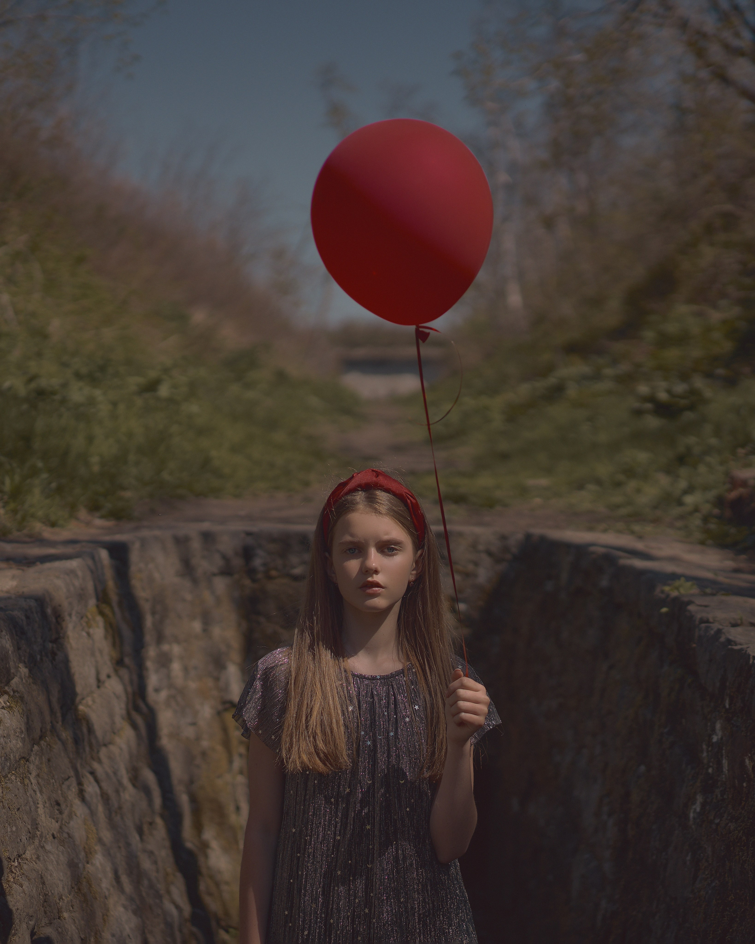 Импульсный свет на улице