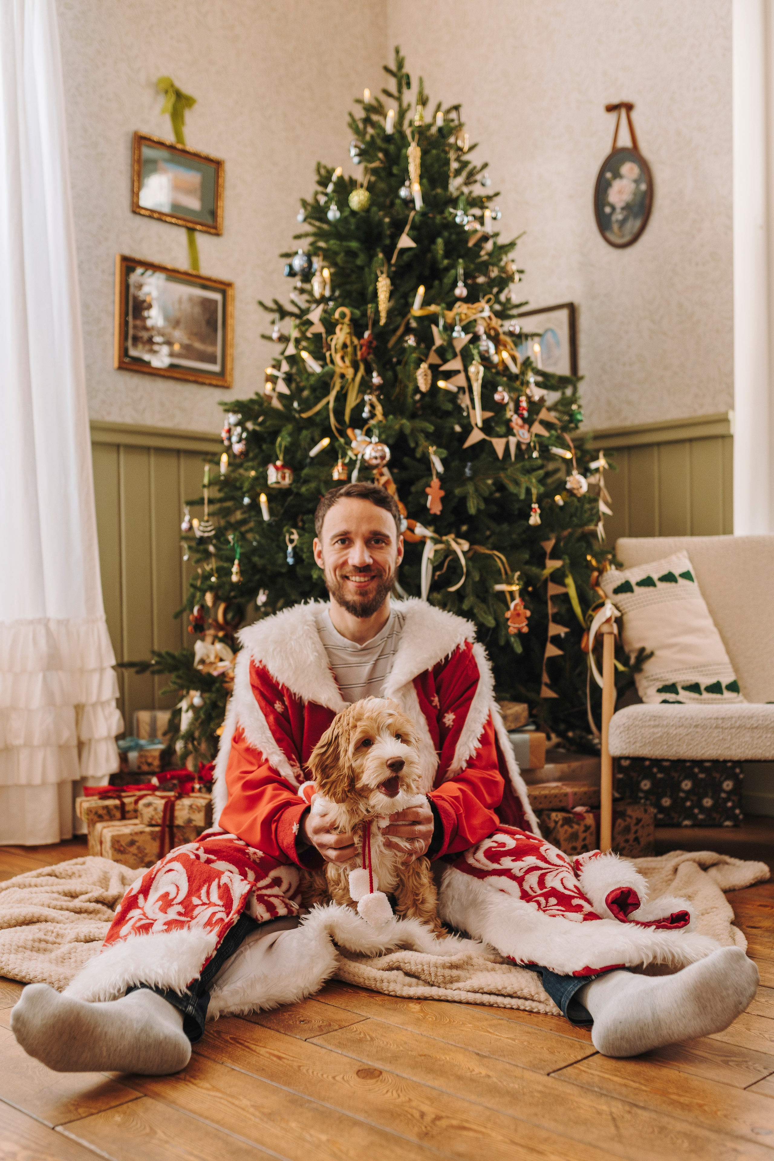 Мёрфи, Таня и Антон. Фотограф анималист в Спб недорого Олеся Майорова