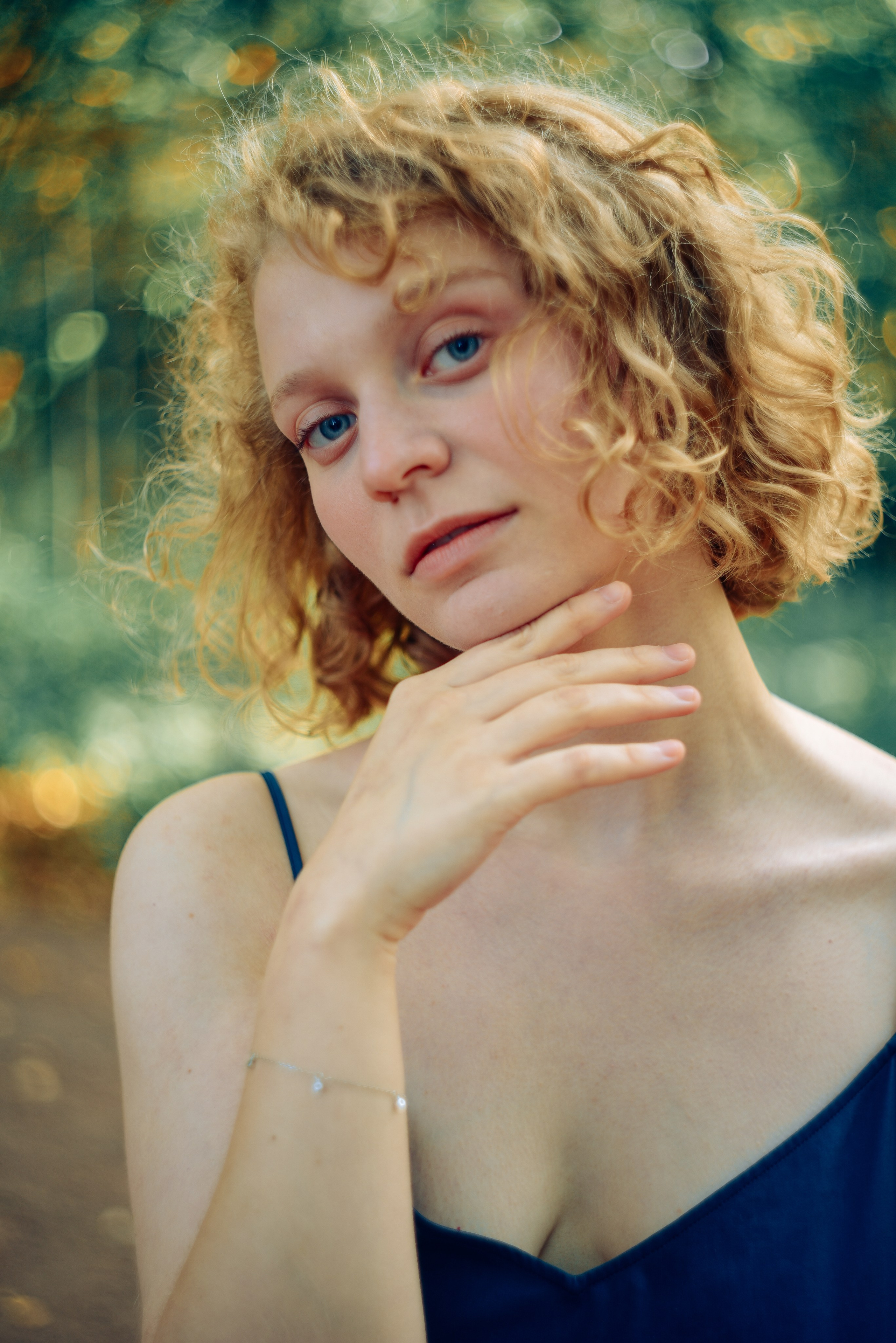 женская фотосессия в лесу