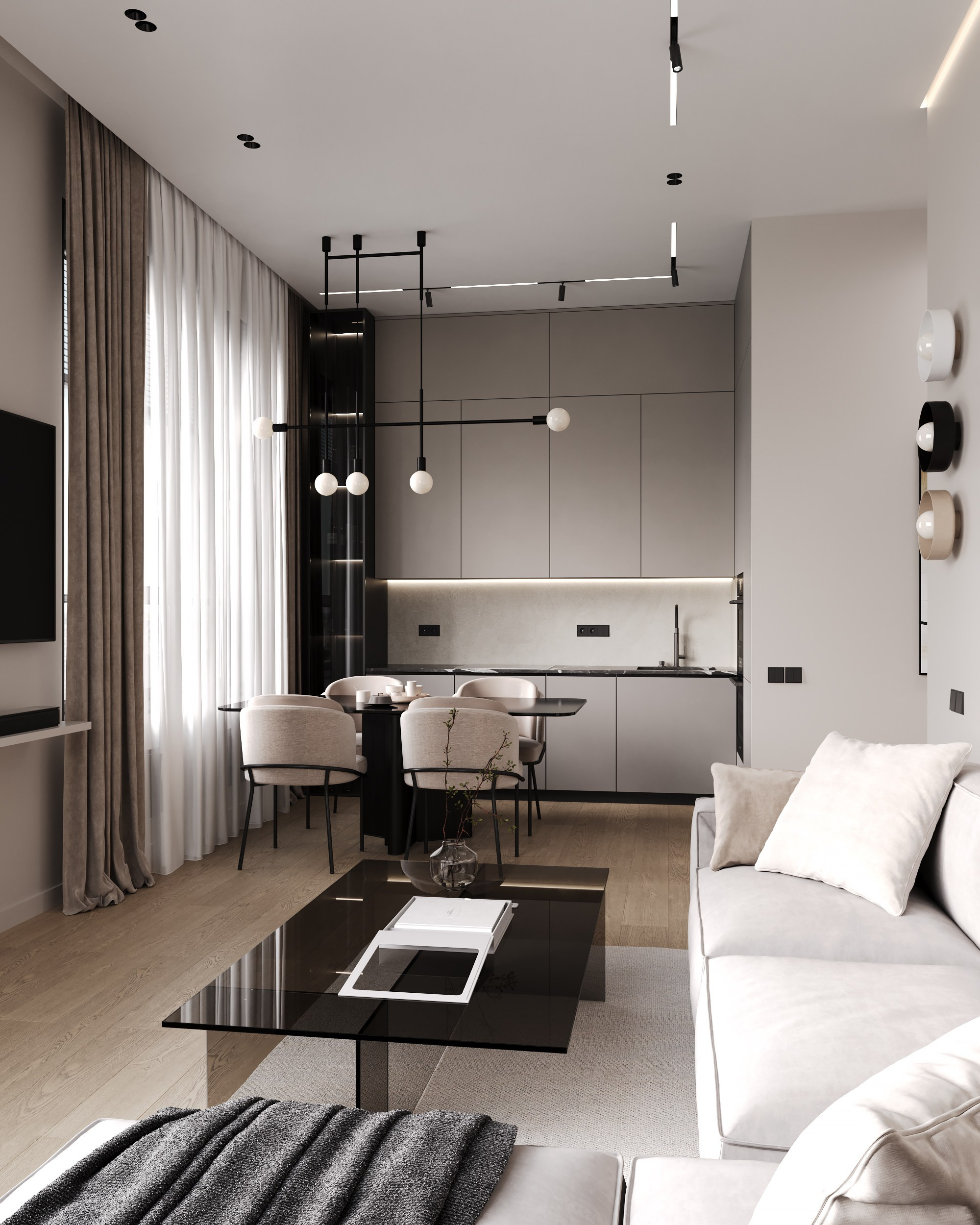 Zolotorozhsky. Дизайн интерьера | 3D визуализация | Миланская Марина