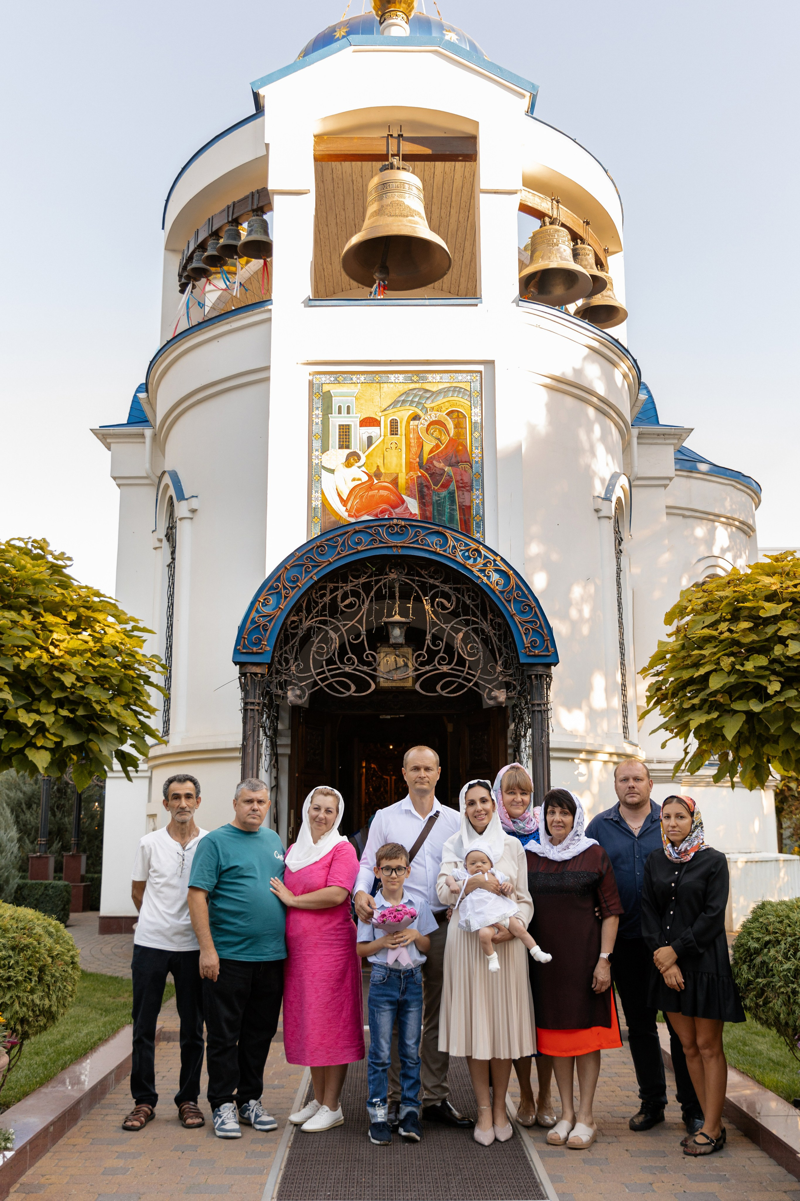 Крещение в Церкви иконы Божией Матери Целительницы. Свадебный фотограф и видеограф Краснодар, Ростов, Сочи, Новороссийск
