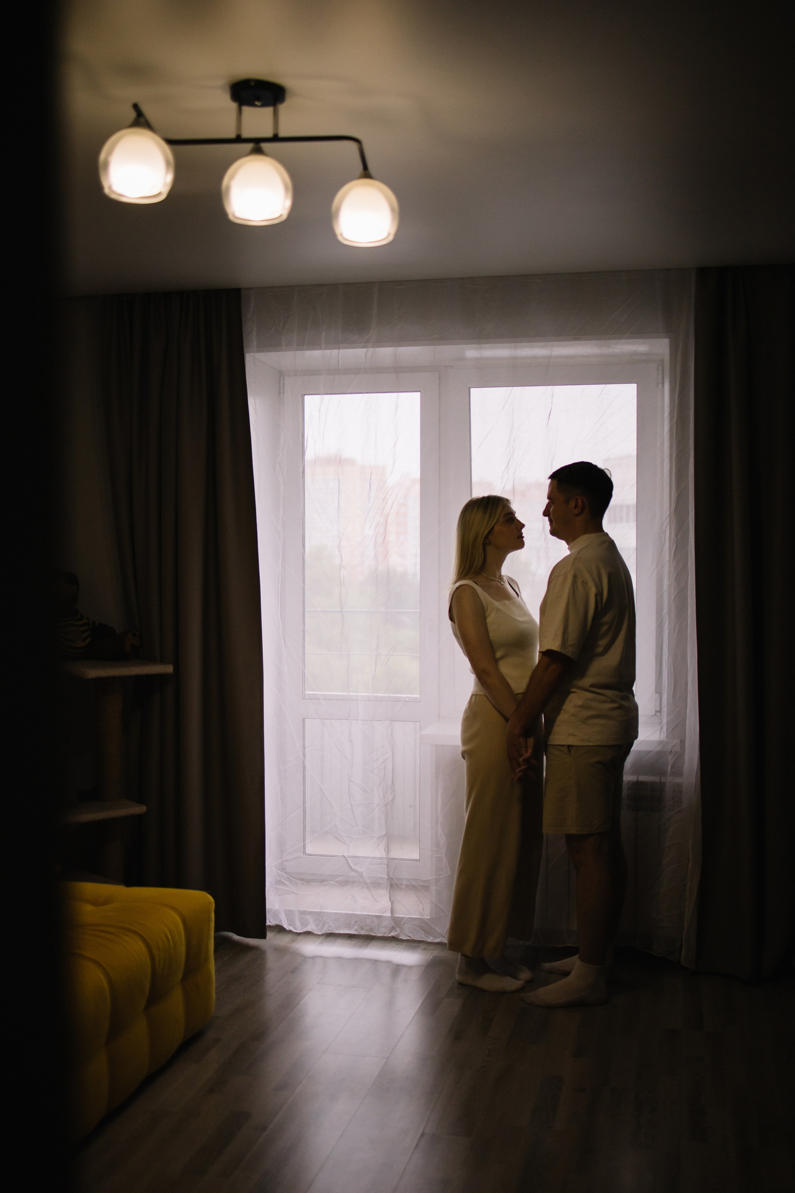 Домашняя семейная фотосессия с младенцем. Семейный фотограф в Томске Максимова Екатерина