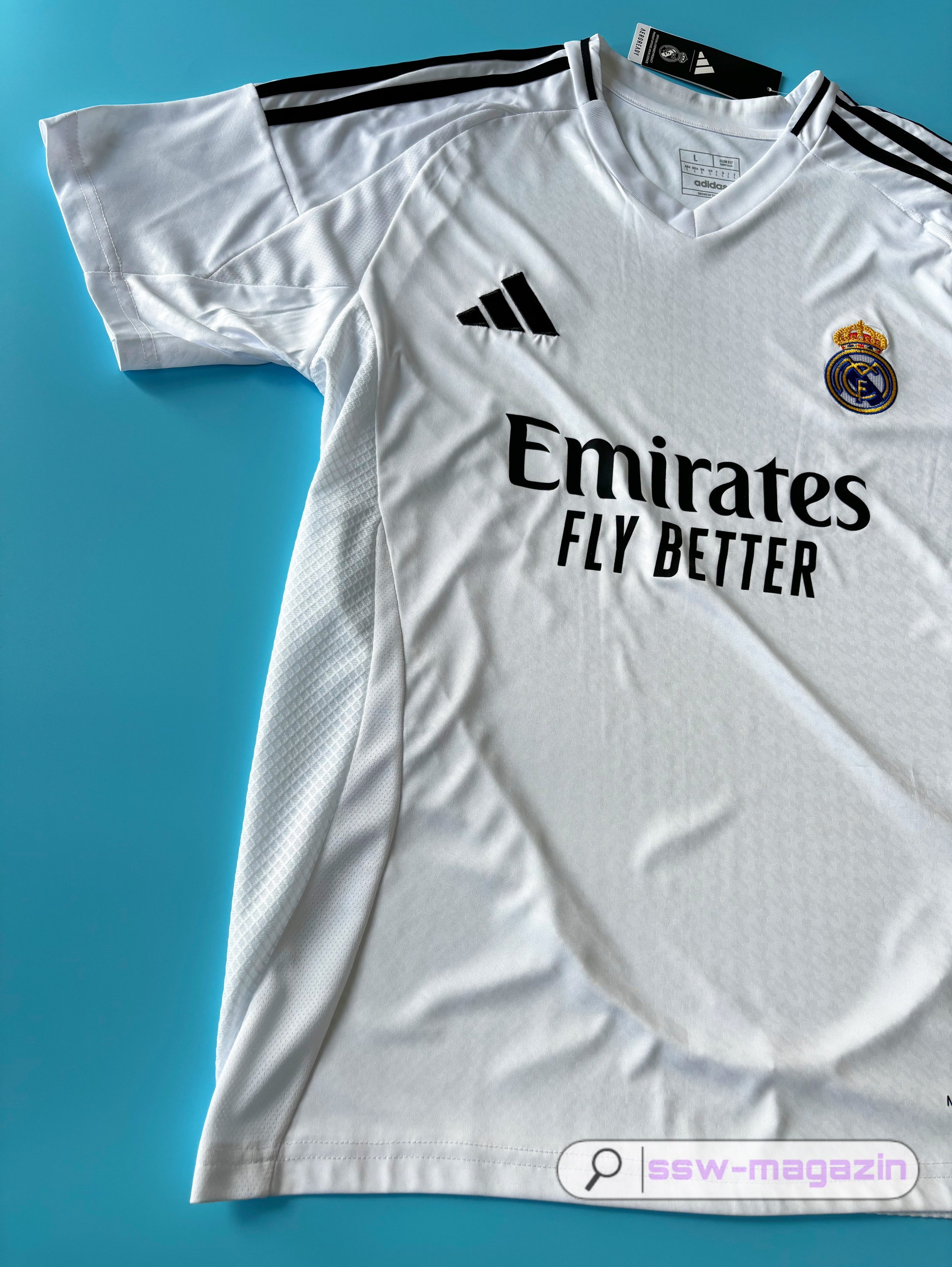 Футболка Real Madrid 2024-2025 домашняя. Футбольный магазин — ssw_magazin
