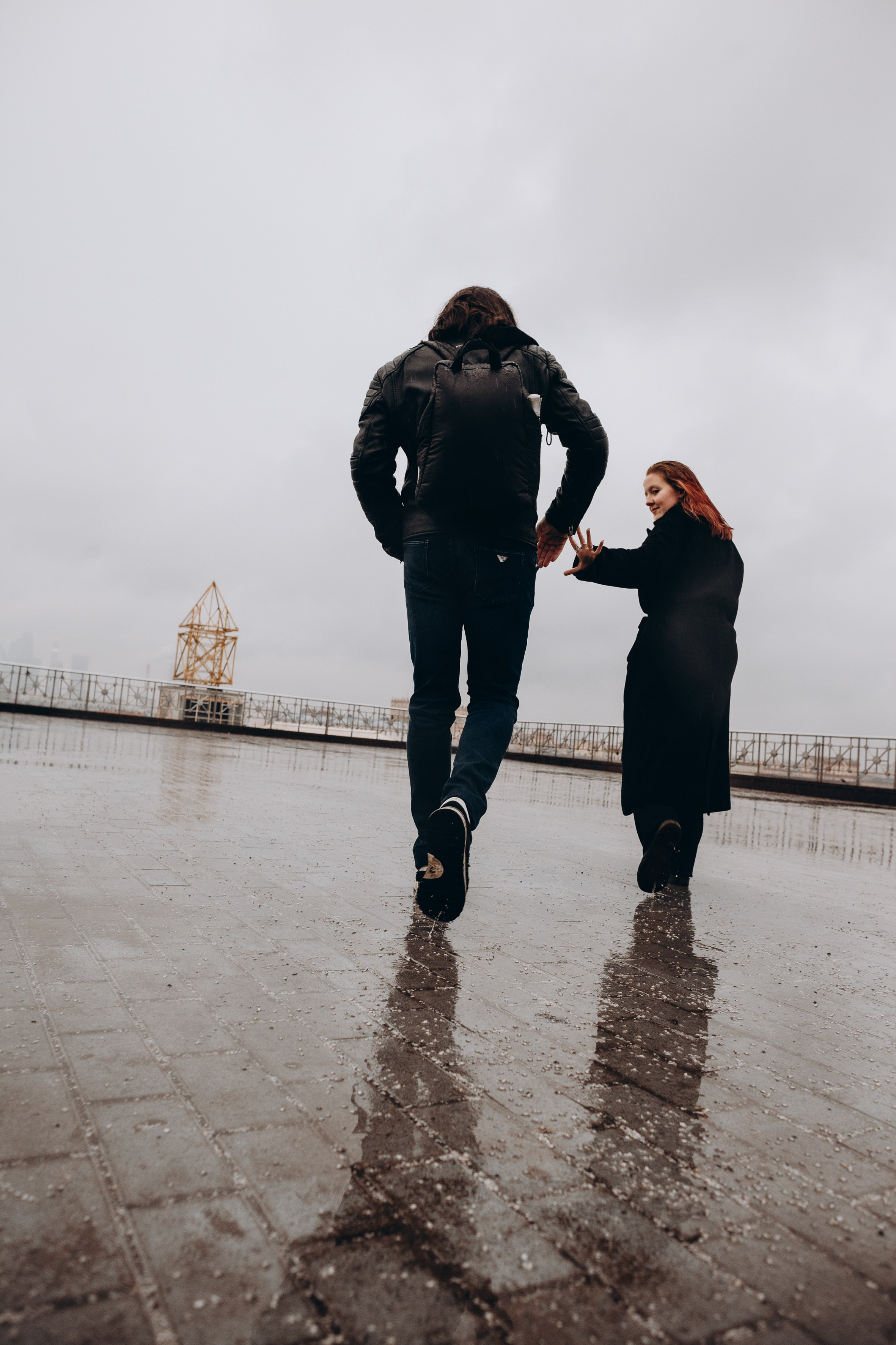 Двое и Гагарин (портретный репортаж). Портретный и репортажный фотограф в Москве, Ольга Ларема