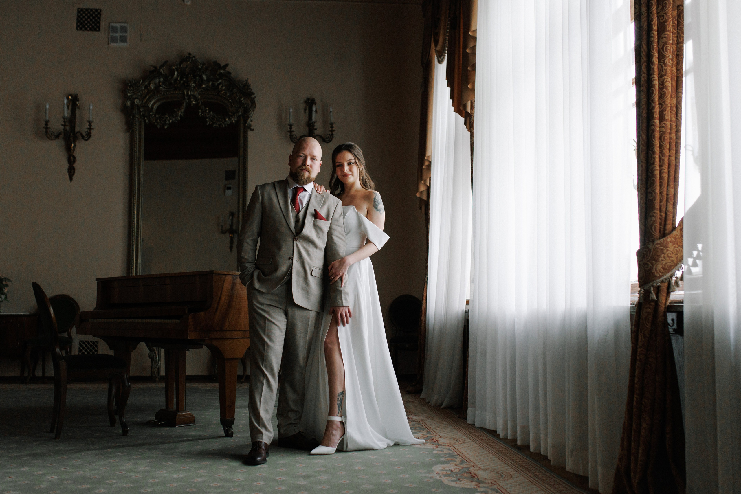 Два образа на этих снимках. Свадебный фотограф СПБ