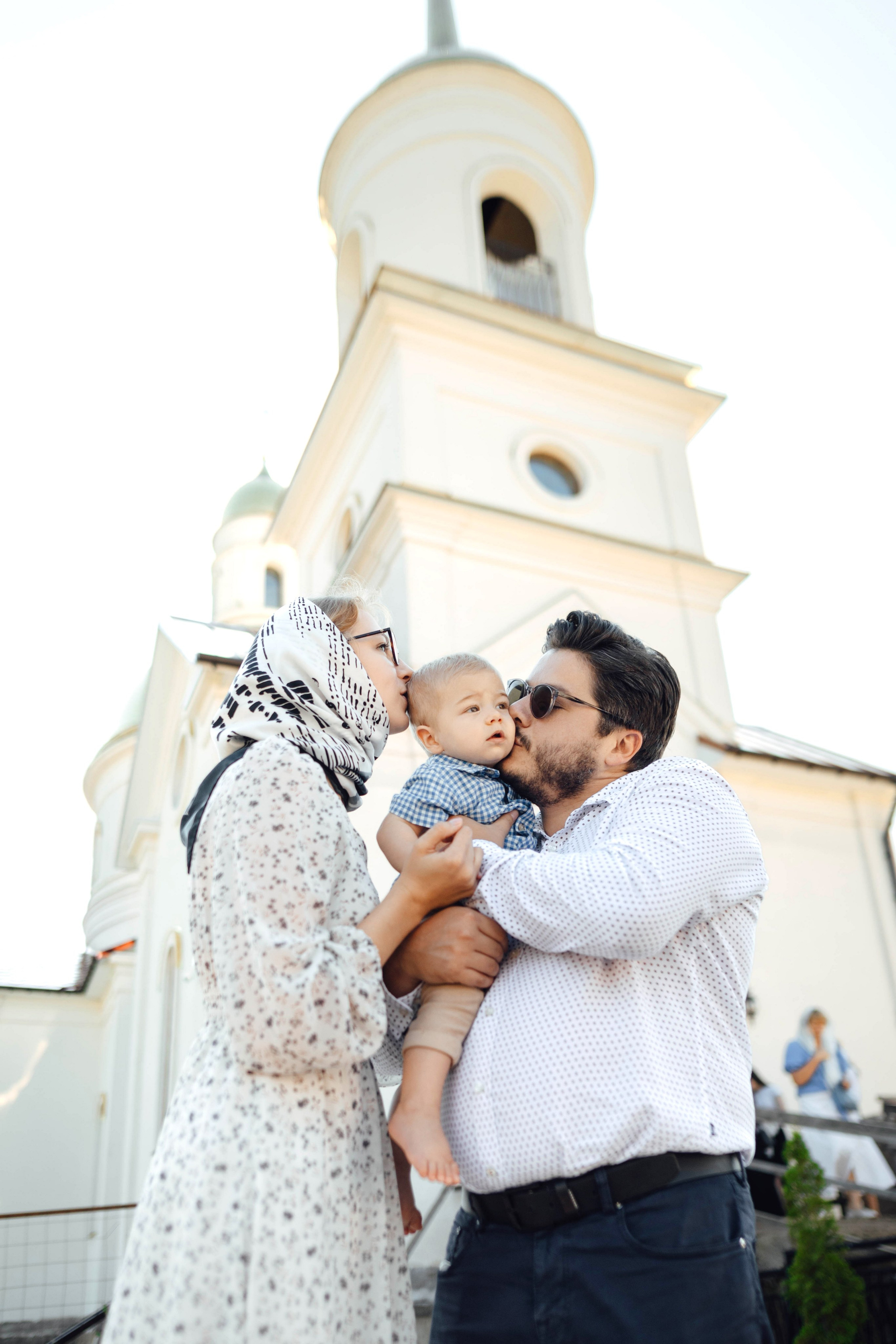 Крещение Энвера (Михаила), д. Колядищи, храм Успения Пр. Богородицы, август 2025