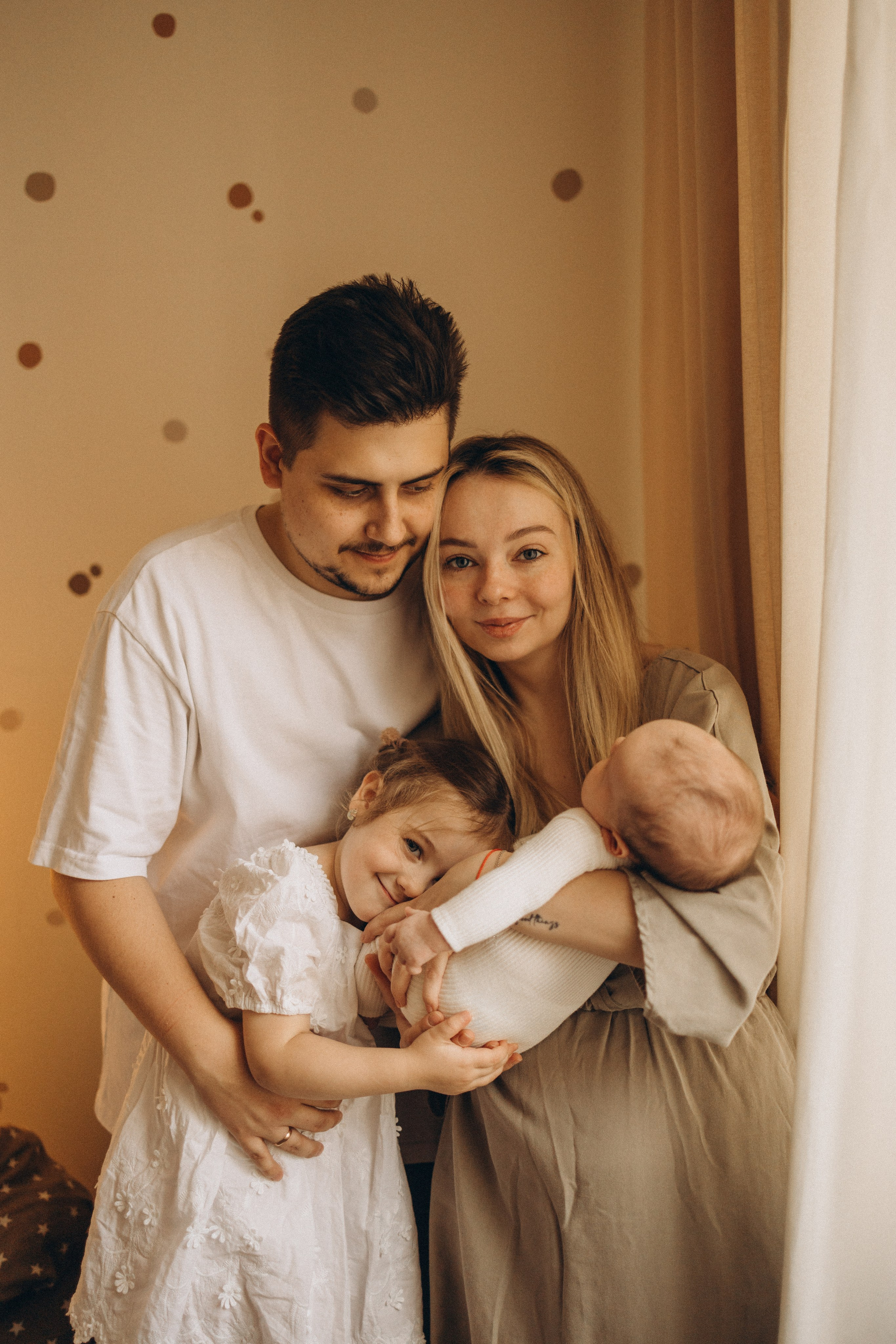 Миша, Маша, Лиза и Костя. Семейный фотограф в Москве Ксения Аганина