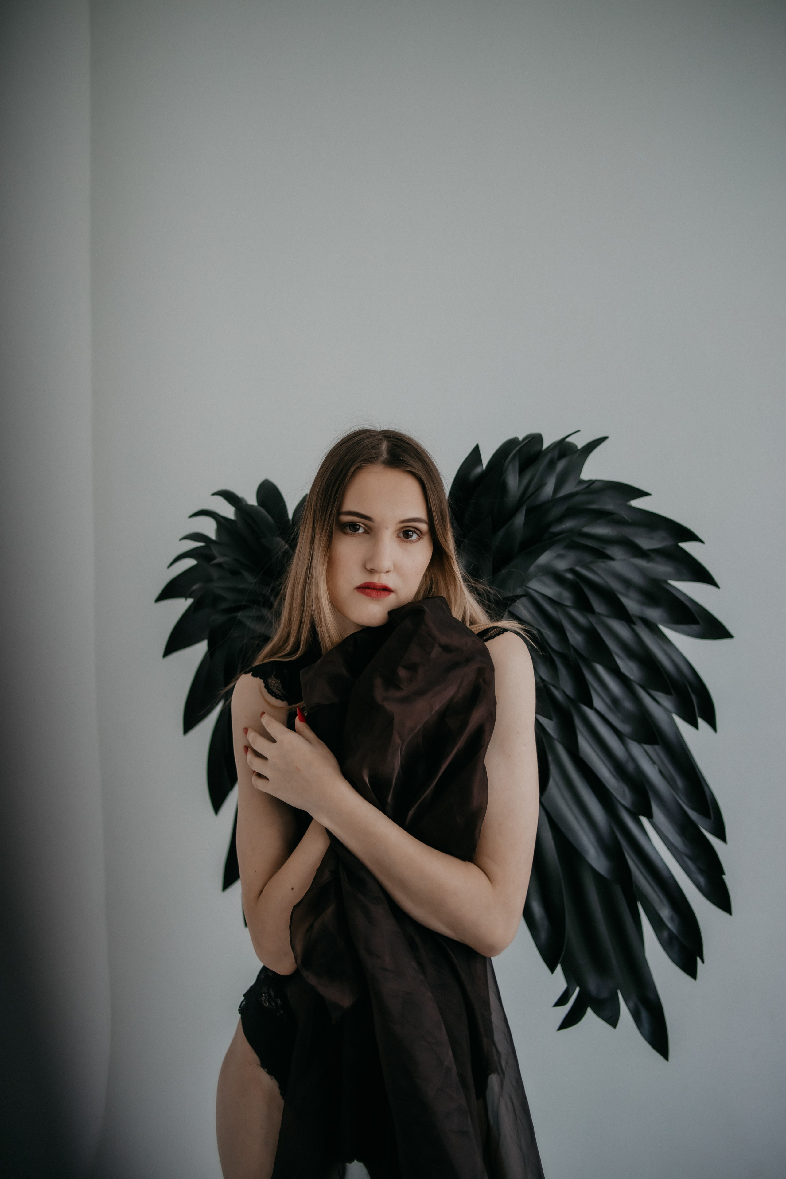 Татьяна. Черный ангел. Фотограф Регина Крикунова г. Красноярск